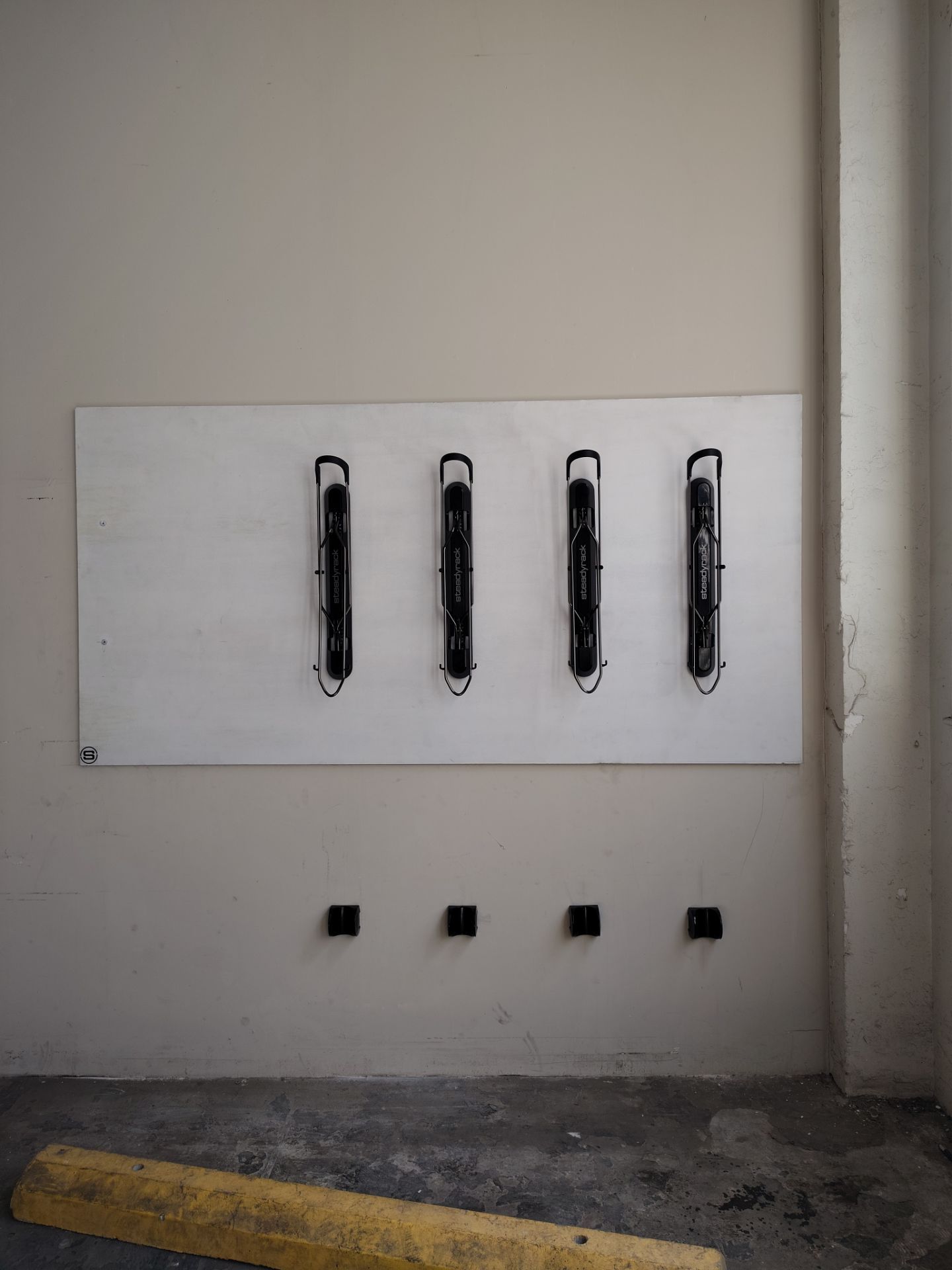 Wall bike rack installtion