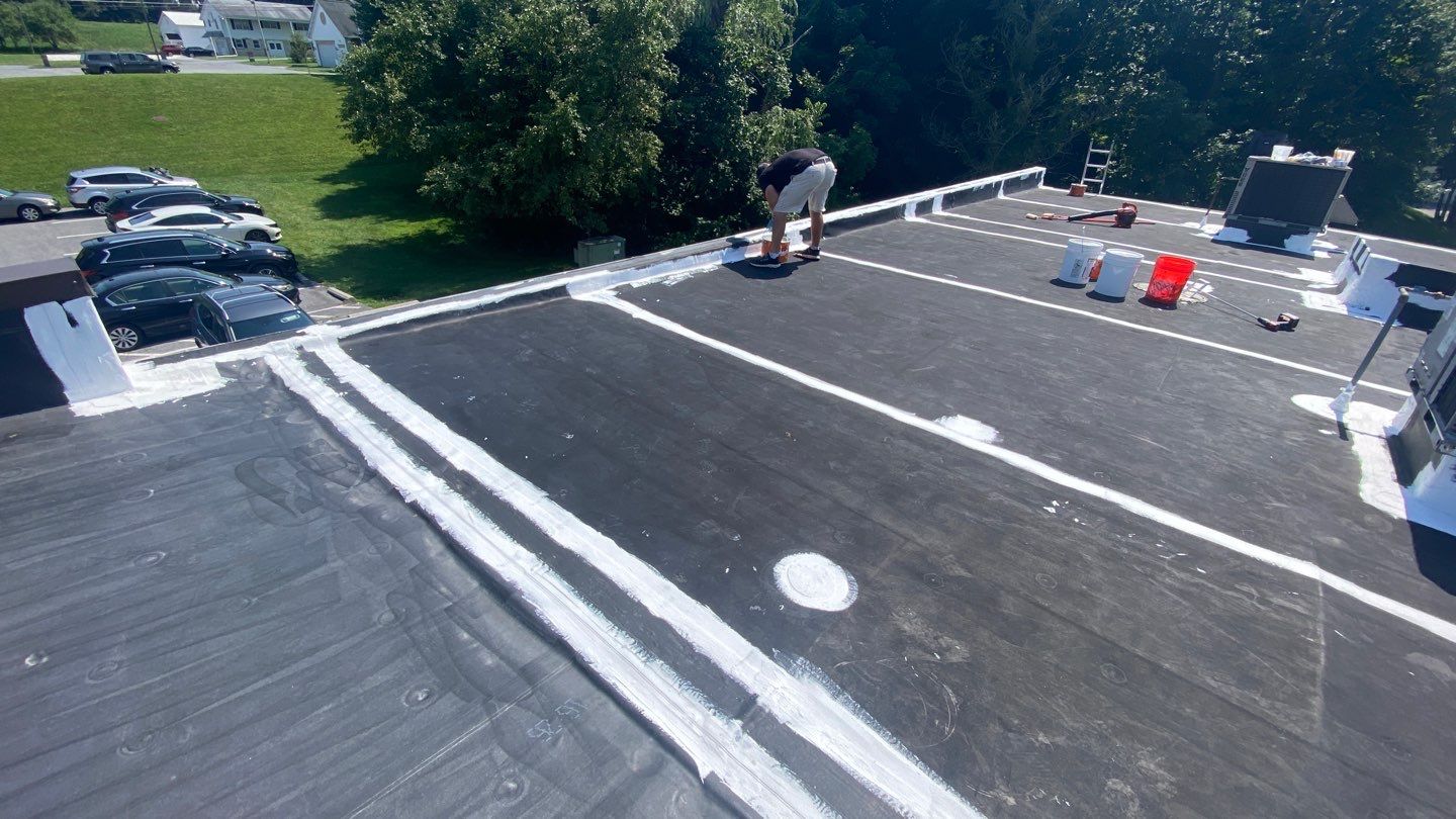 Silicone Roof Coating in Manchester, MD • Premier Dental by Seipp Roofing, LLC