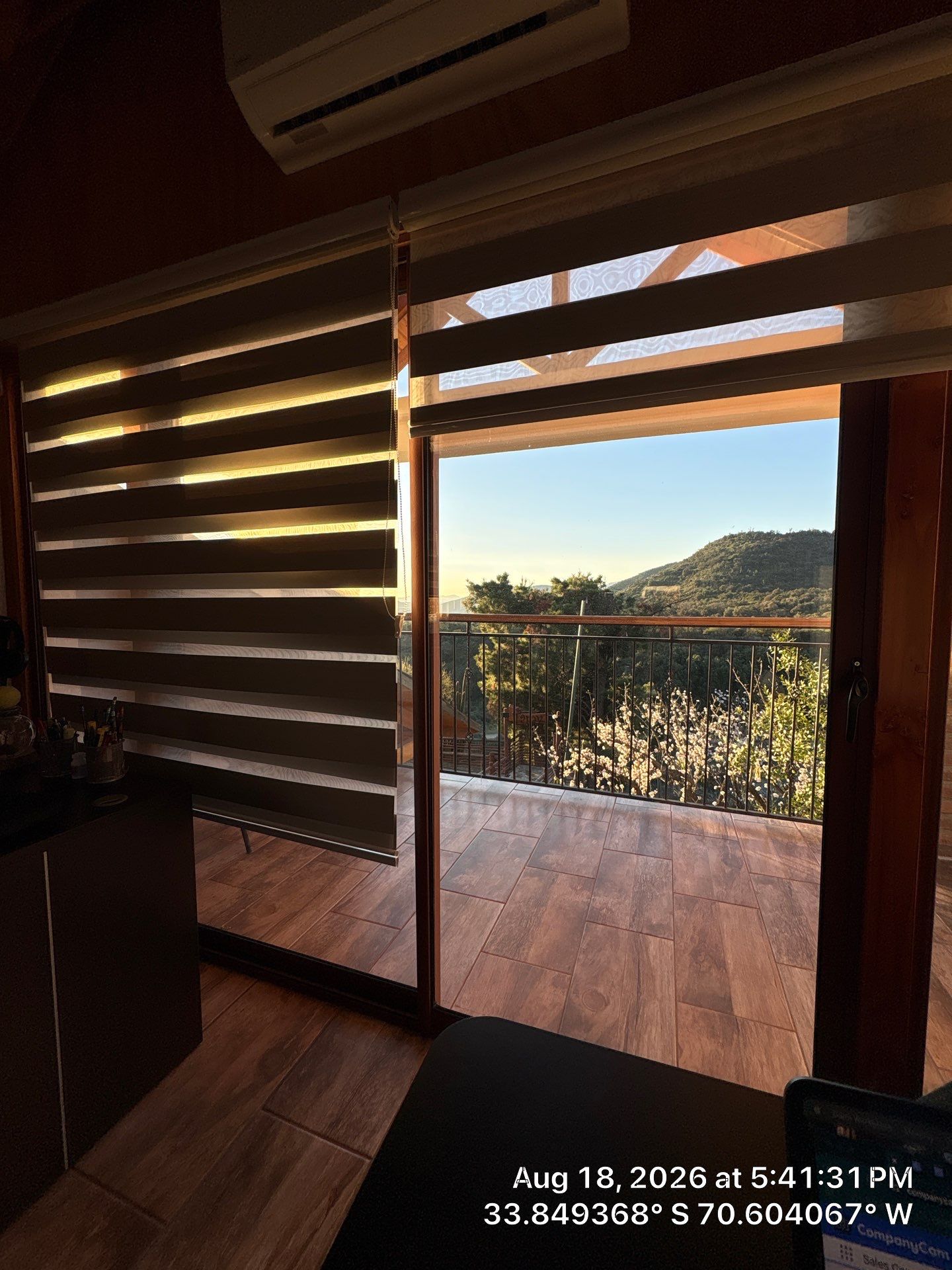 Fujitsu Mini-Split and Custom Zebra Blind Installation in Paine by CompanyCam Sales Demo