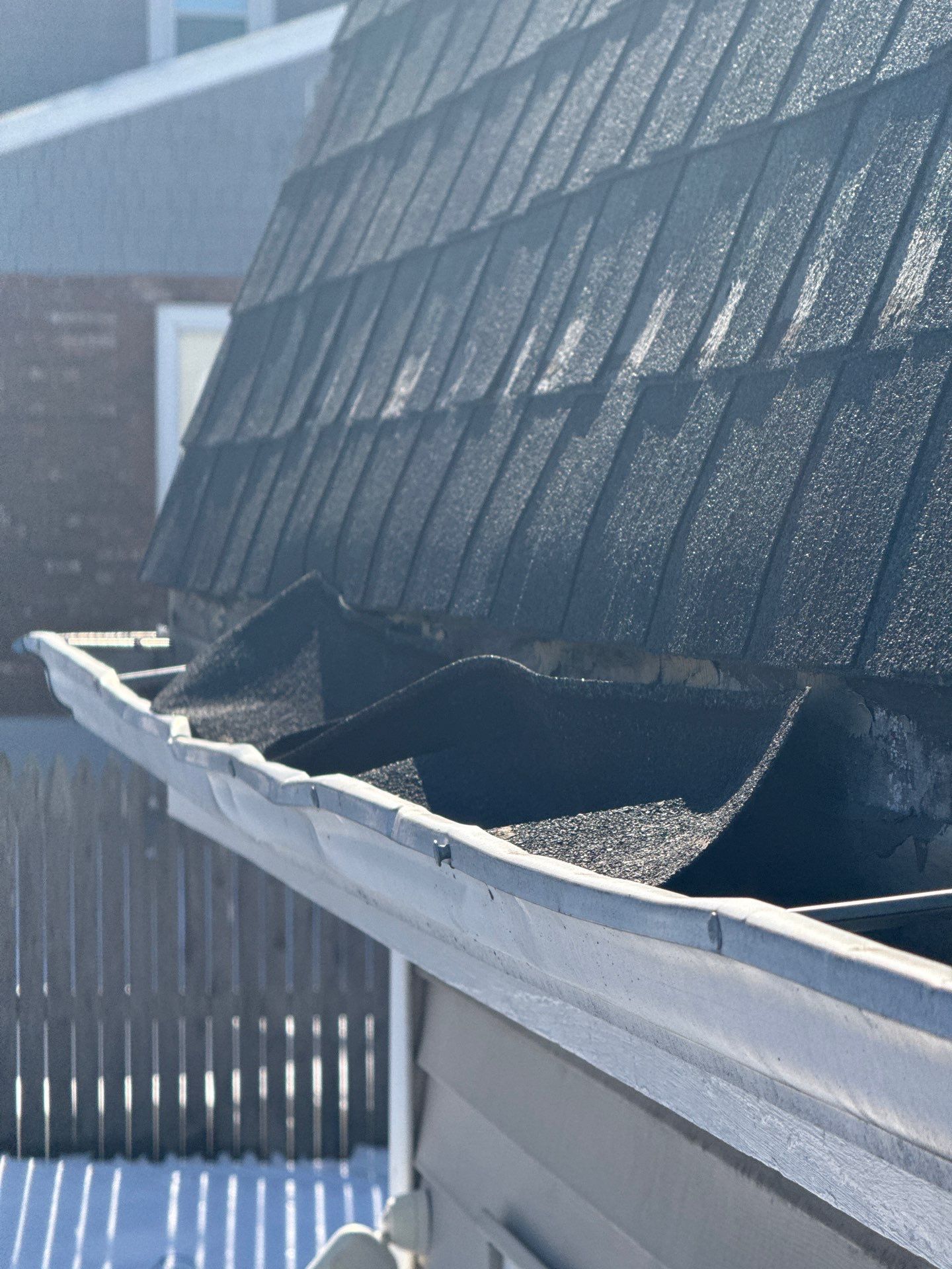 Critter Damage Repair: Ridge Vent Upgrade & Mansard Shingle Restoration by JOHNNYS PRO