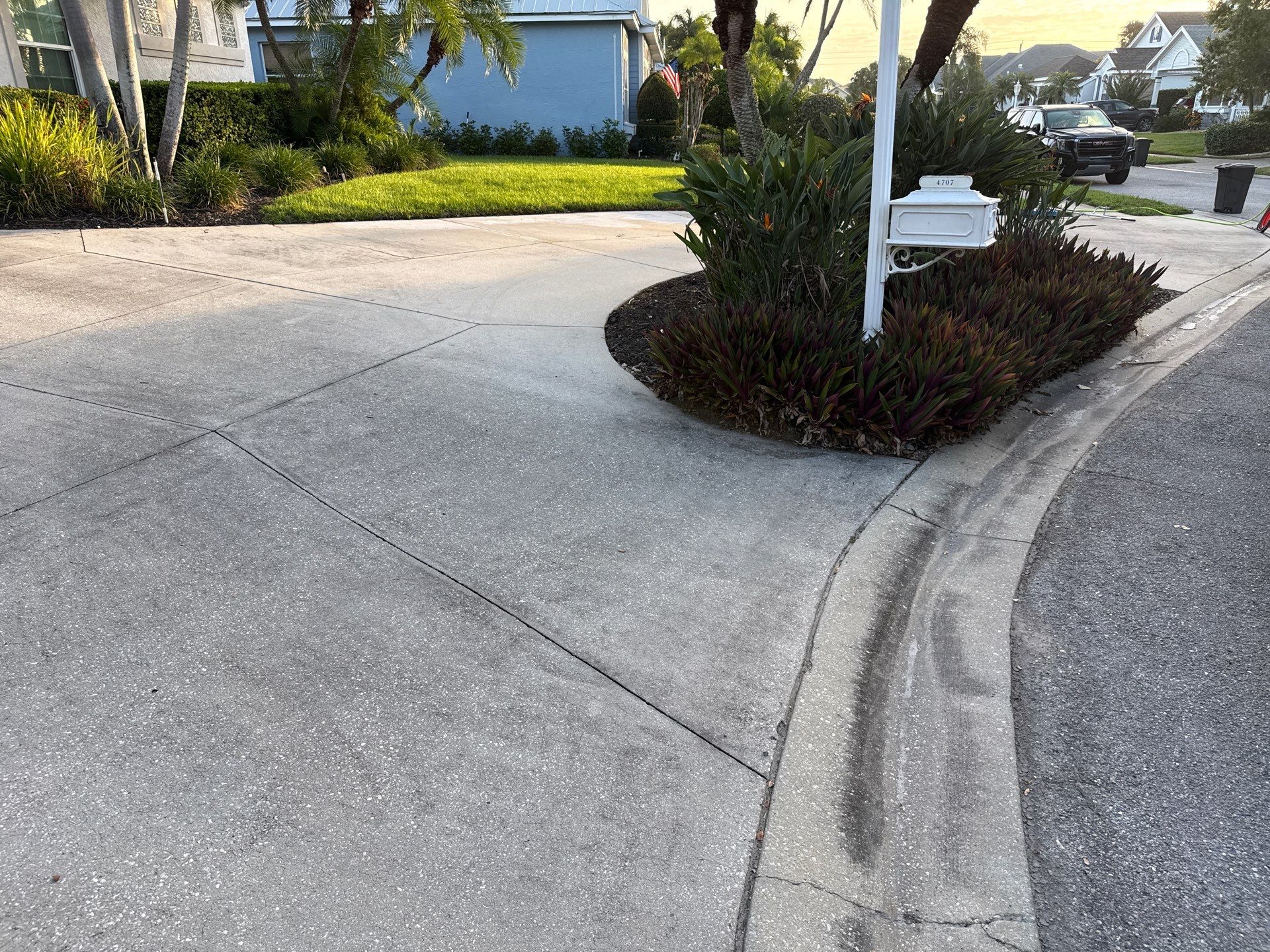Driveway Cleaning at The Inlets Bradenton by Sunshine AquaWash