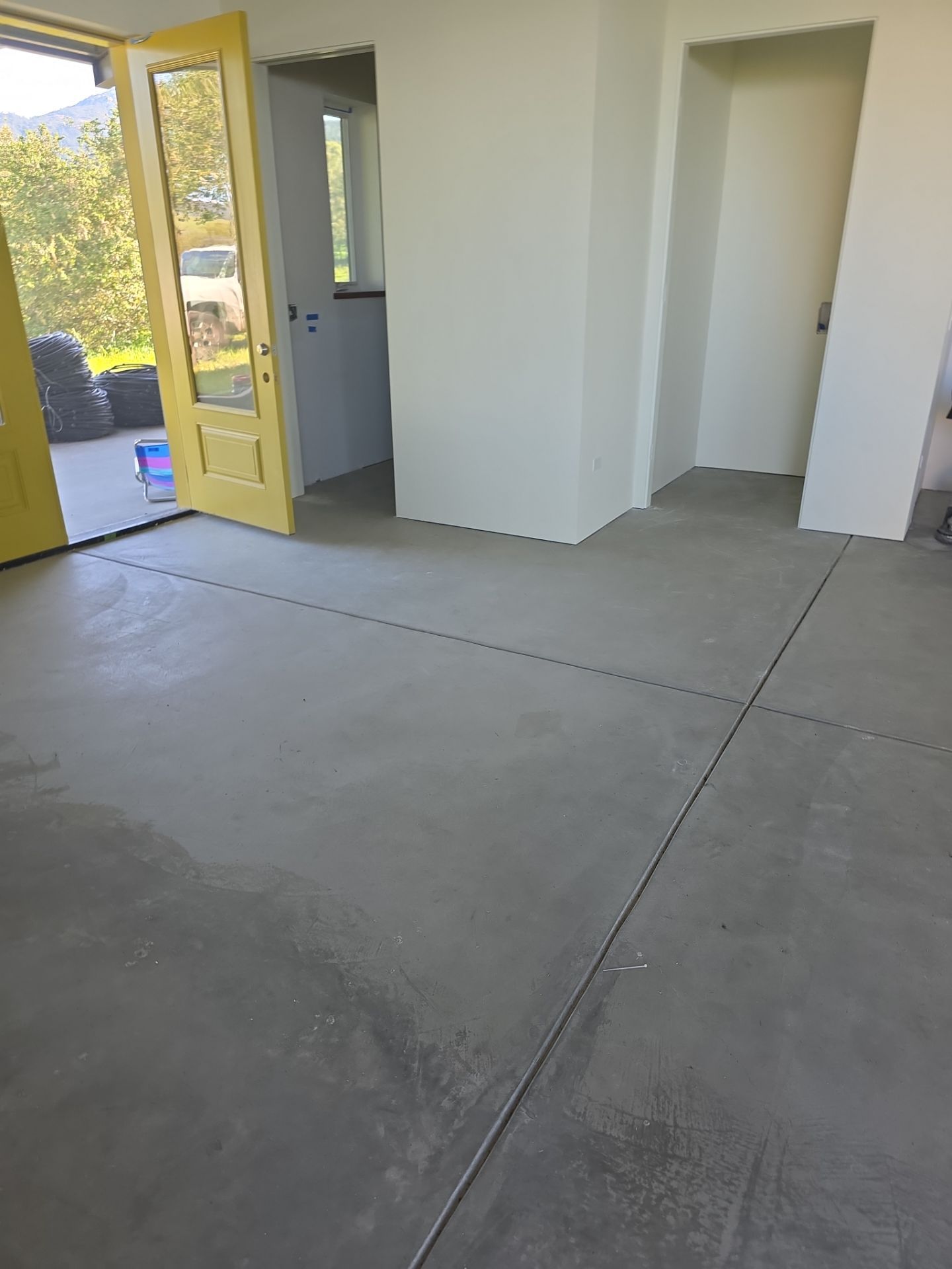 Interior Shop Epoxy Floor Coating with Moisture Barrier in Cambria by MGP Coatings