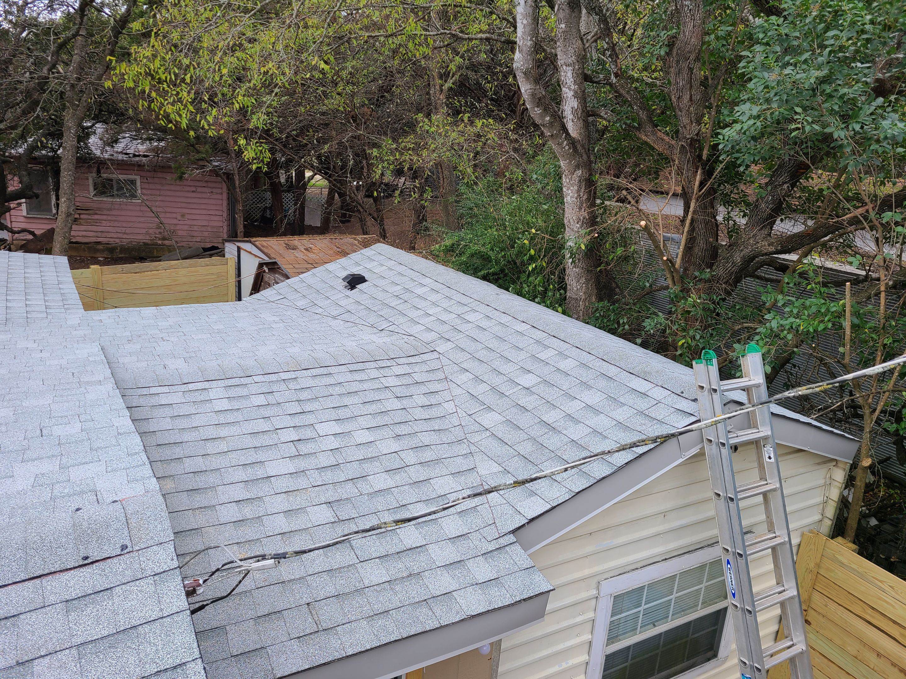 Residential Roofing Installation using ATLAS Pinnacle Pristine Shingles by Harvey Roofing & Construction