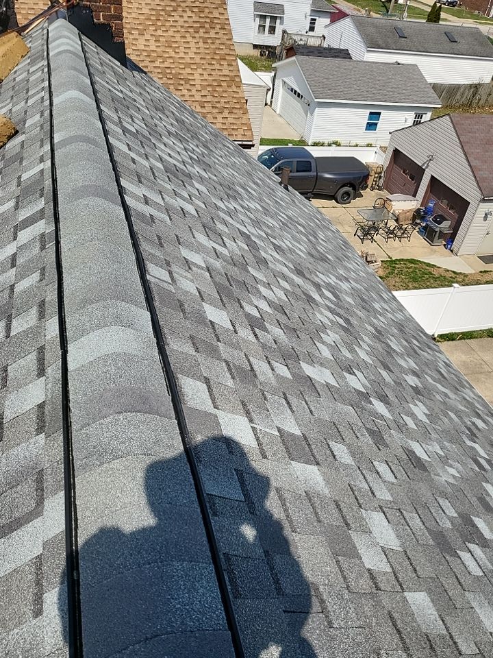 ATLAS PINNACLE COLOR: COASTAL GRANITE DRIP EDGE: WHITE by Eagle Eye Roofing