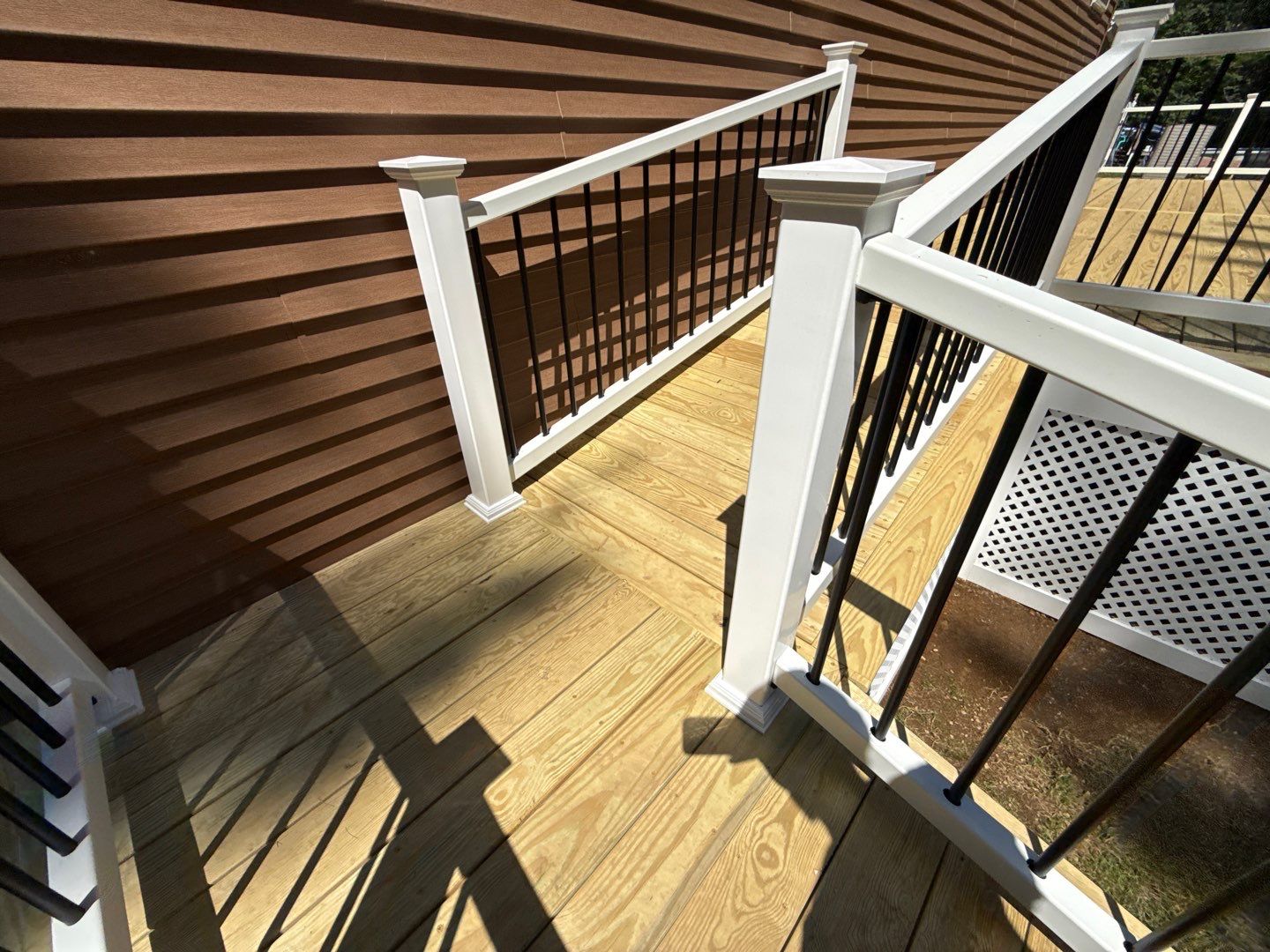 Custom Pressure-Treated Deck and Accessible Ramp Installation in York by Sensible Home Solutions