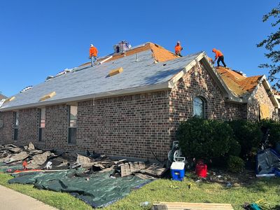 Residential Roofing Installation using GAF Timberline HDZ Allen TX