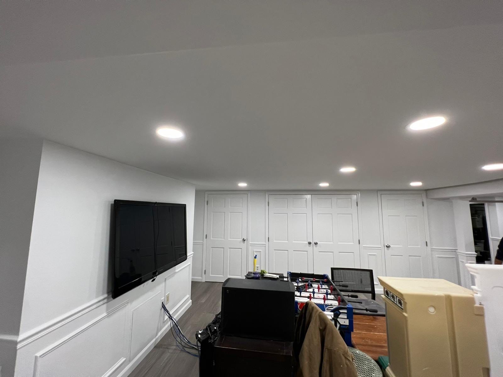 Basement Remodel using Drywall by Home Concepts Construction