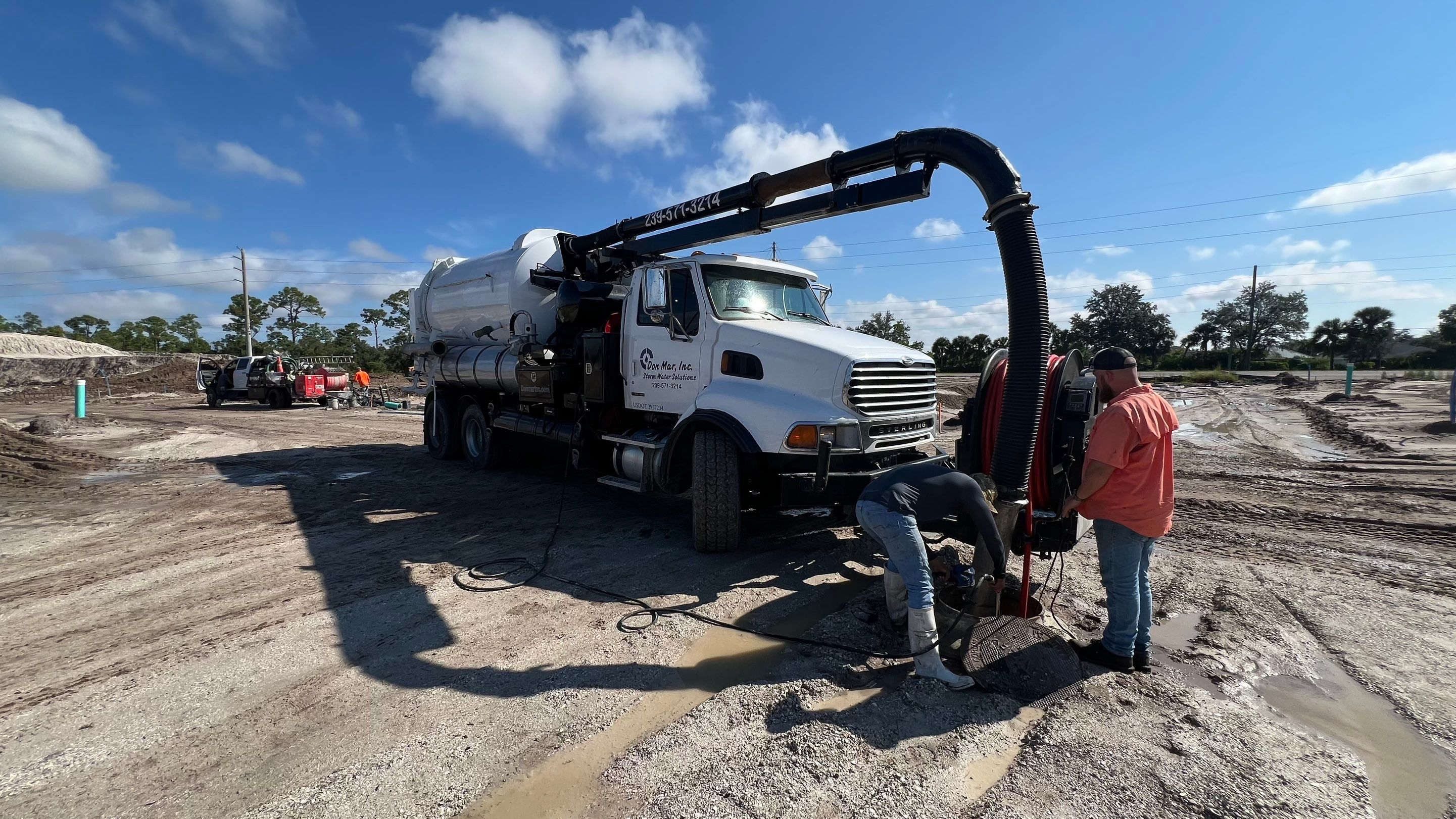 New Community Construction Sewer System Cleaning by Don Mar, Inc. Storm Water Solutions