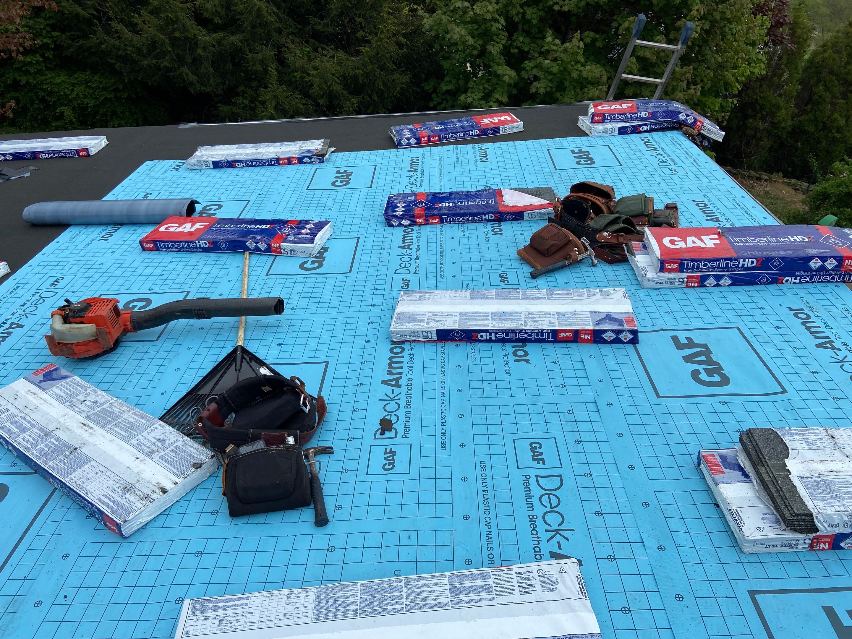 Residential Roofing Installation using GAF Timberline HDZ by Sensible Home Solutions