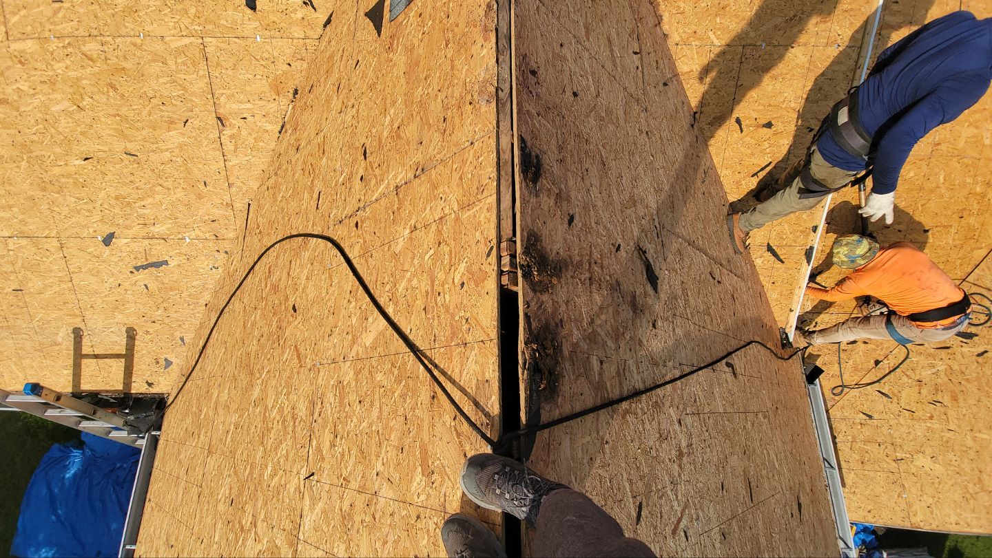 Roof Installation using GAF Timberline HDZ by ExteriorPros