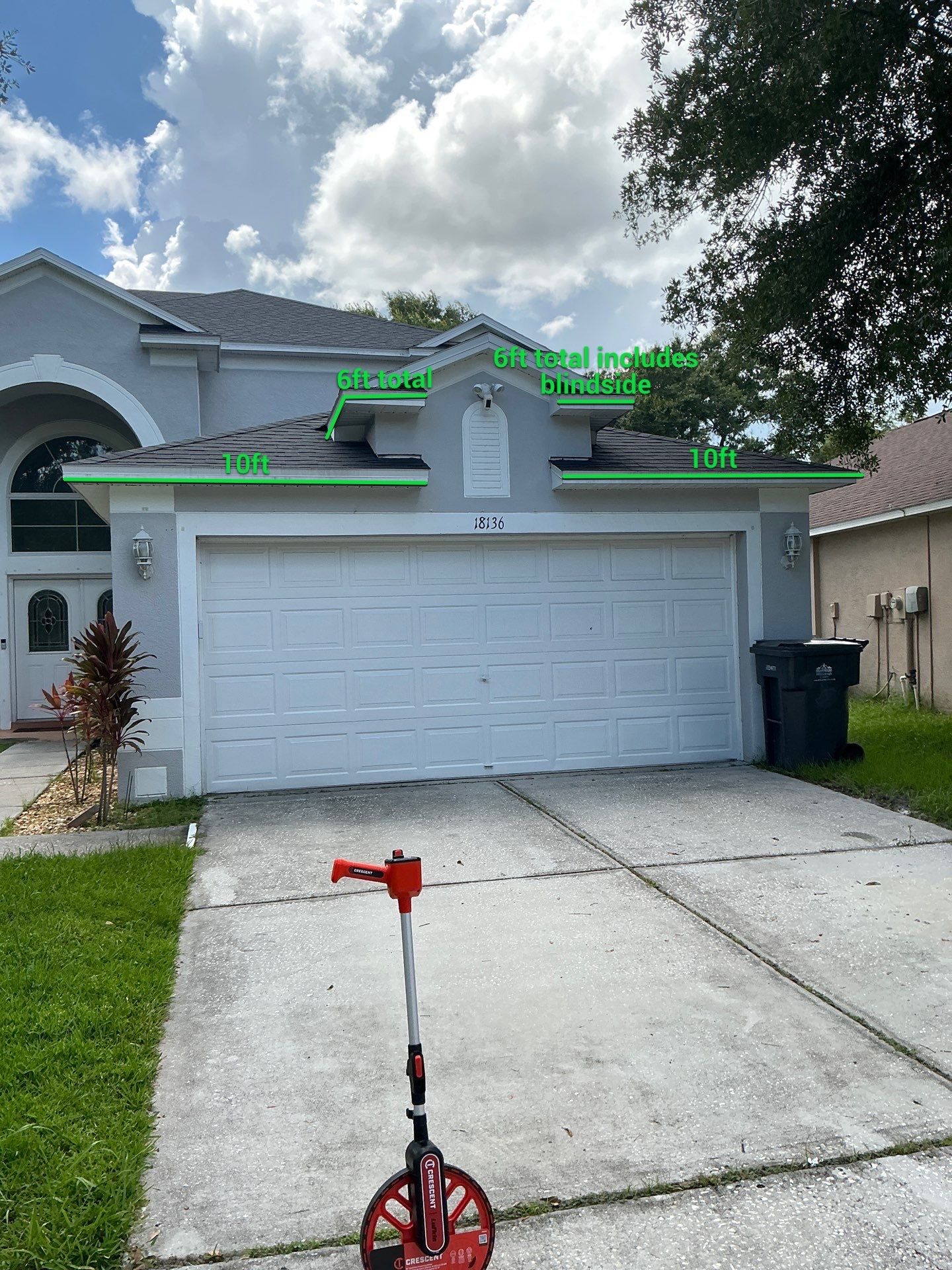 White 6-Inch Seamless Gutters Installation in Tampa FL by Gutter Professors