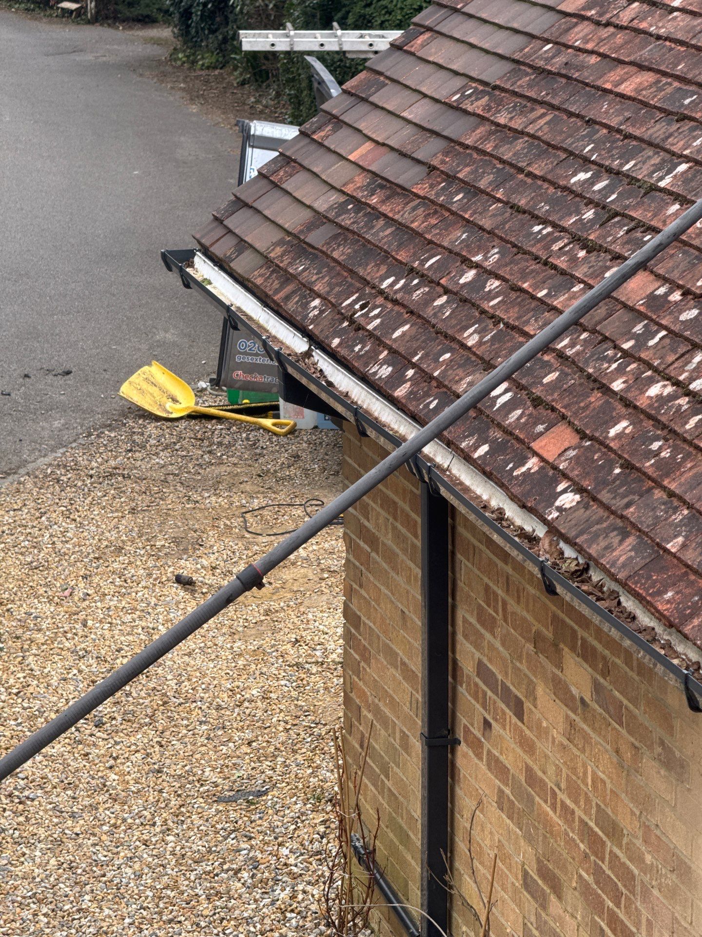 Roof Clean  - Moss Removal - Gutter Clean using Honda 15lpm Low Pressure Washing Machine by Ges Exterior Cleaning ltd