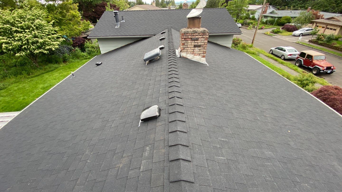 Onyx Black Shingles by Reimagine Roofing