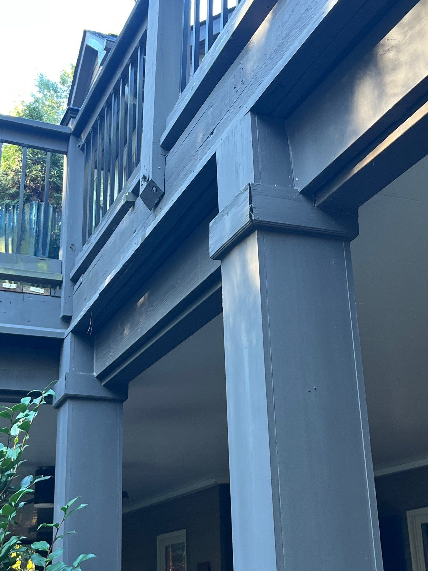 Deck Build using Pressure Treated Pine with Timbertech Deck Lighting by Nelson Exteriors 