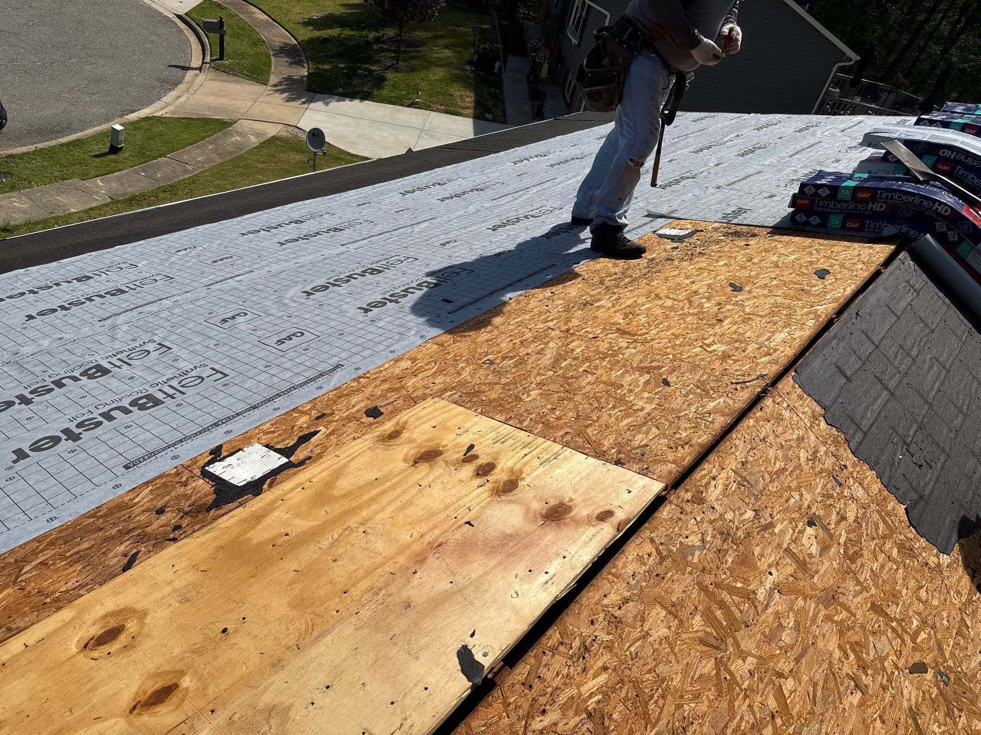 Residential Roofing Installation using GAF Timberline HDZ by Matter Construction, LLC