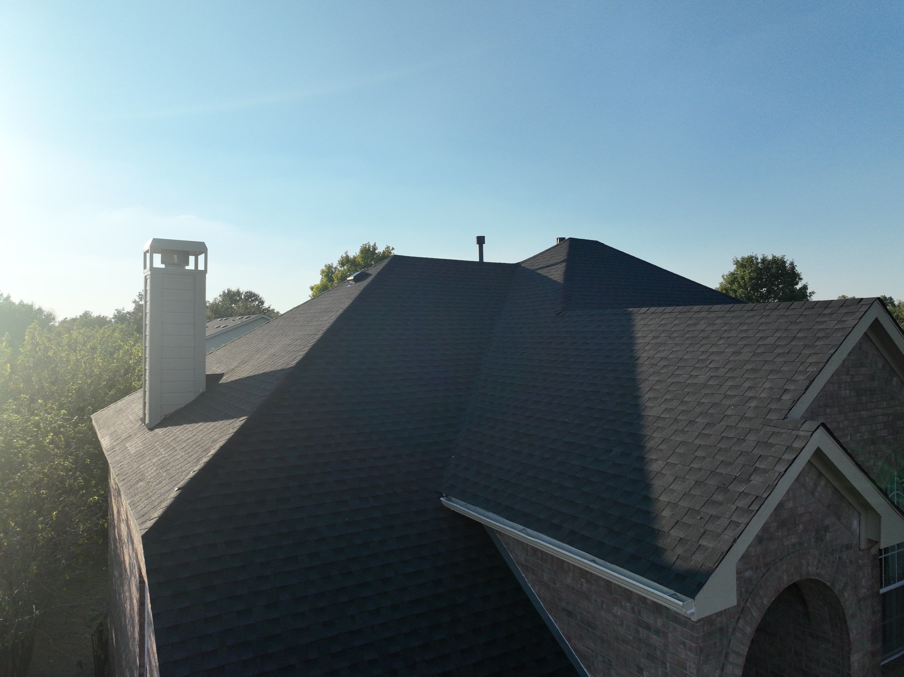 Residential Roofing Installation using GAF Timberline HDZ Charcoal by OneSource Roofing and Restoration