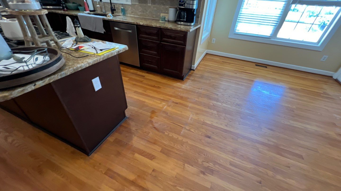 Hardwood Renewal  using Finish Em by Monster Clean