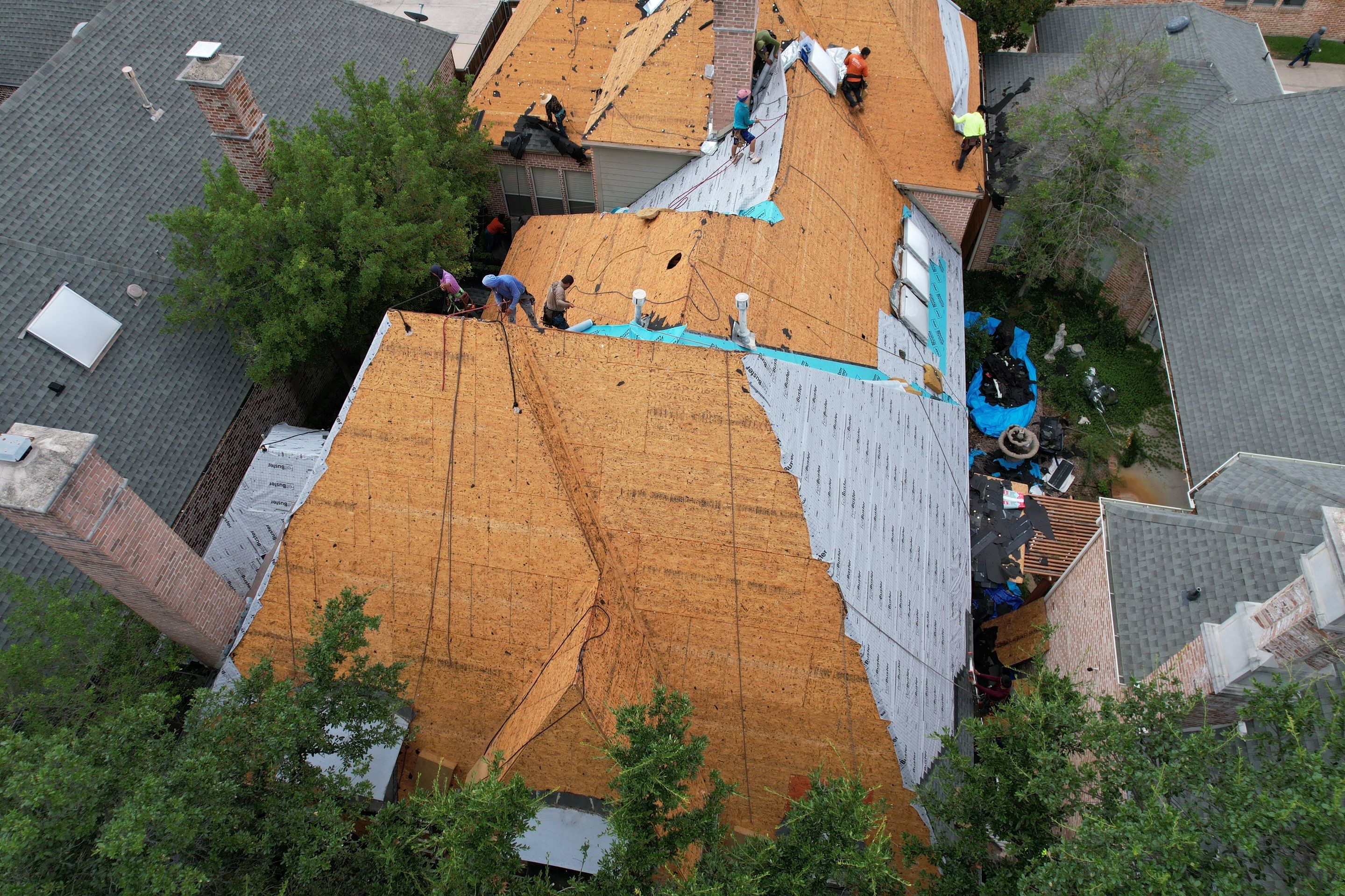 Project in Dallas by Zeus Exteriors