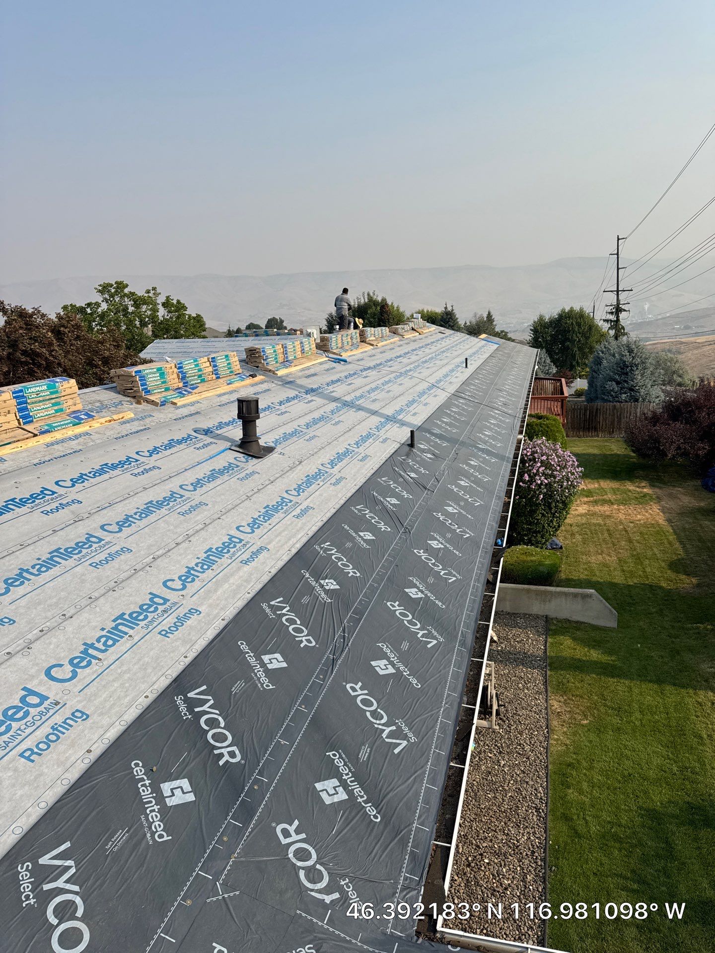 Residential Roof Replacement with CertainTeed Landmark Shingles in Lewiston by Alpine Roofing