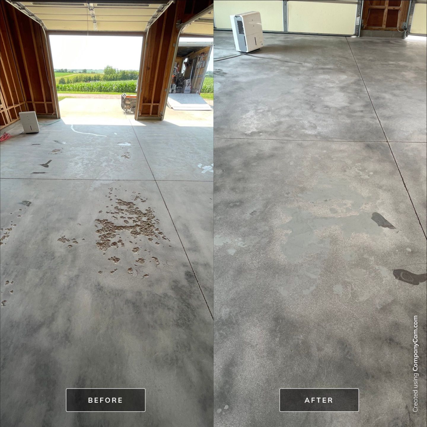 Cabin Fever Coating for Detached Garage in Dell Rapids by Select Painting, Coatings & Garage Cabinets