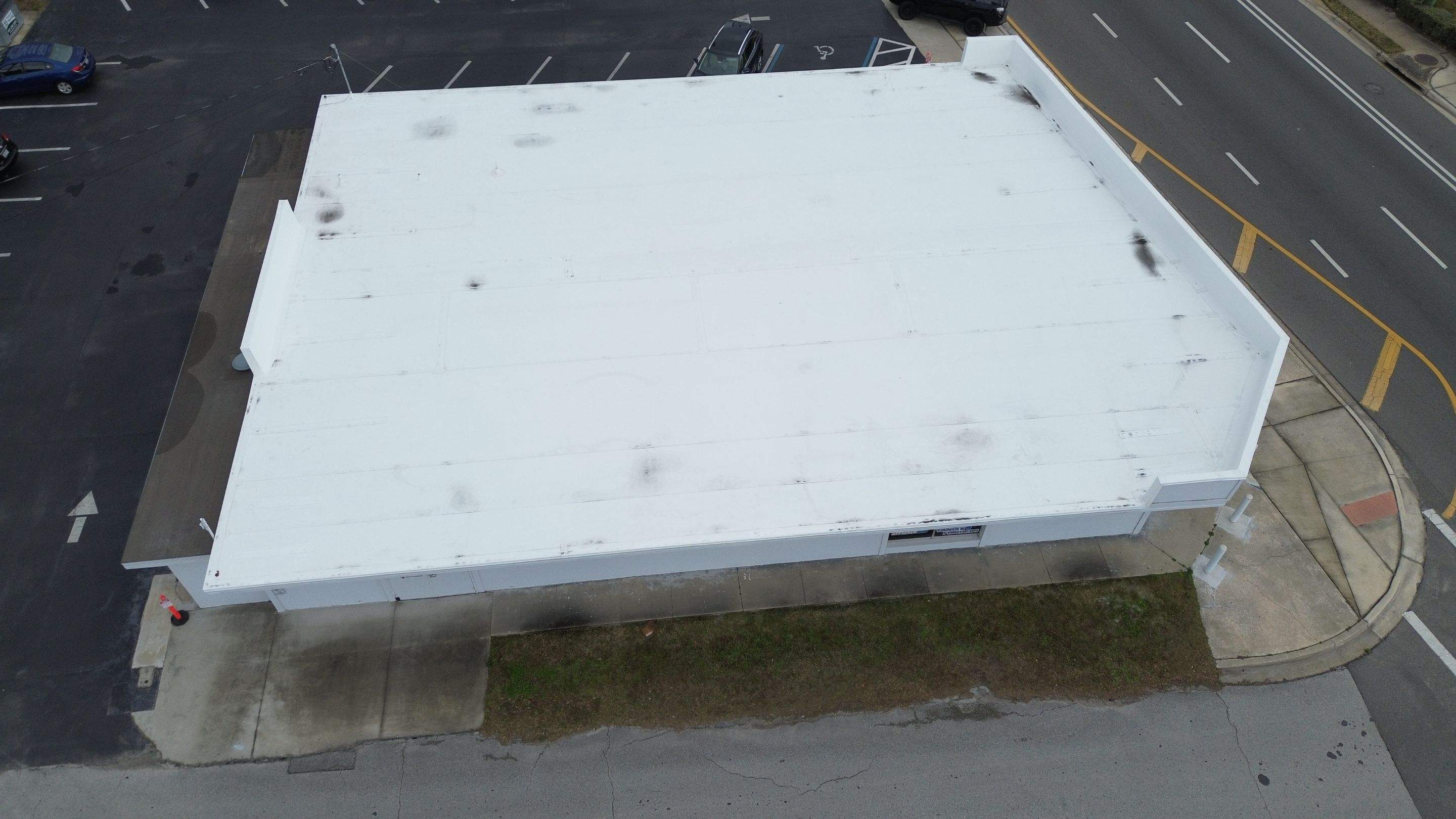 Commercial job in Belle Isle by Gold Key Roofing