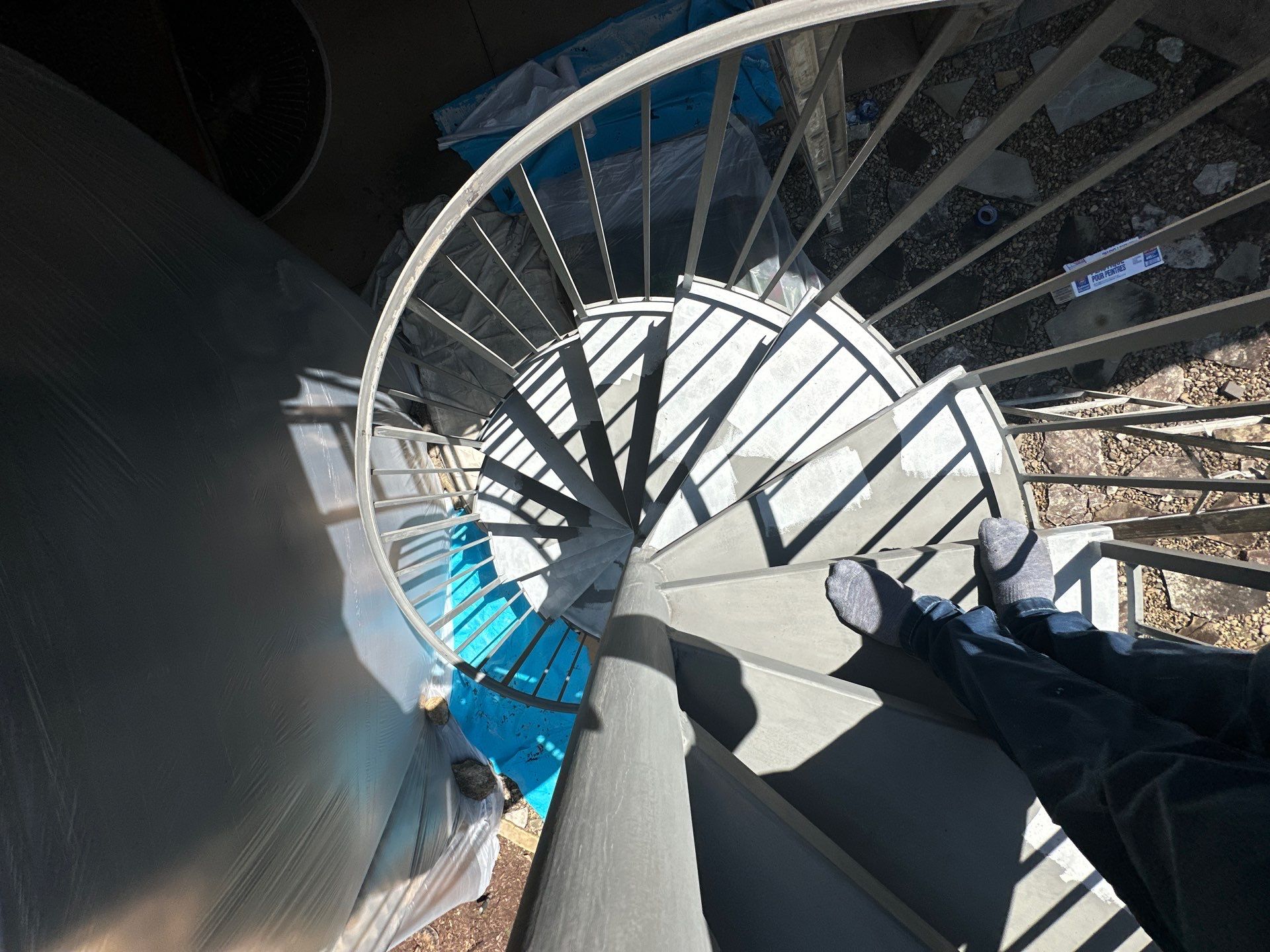 Refinishing Metal Railings and Spiral Staircase for Traveler’s Rest Estate by Painter1