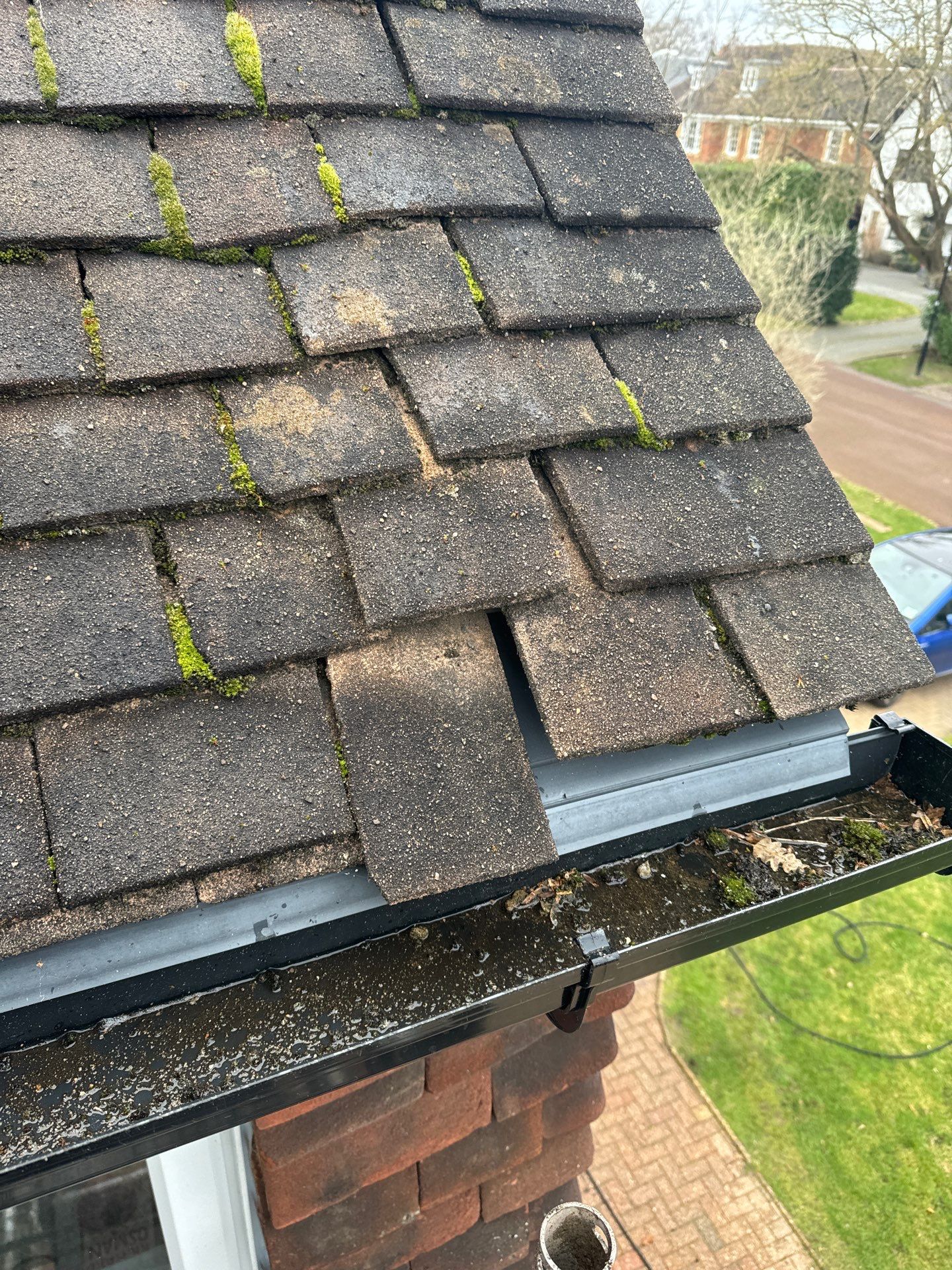 Roof and Patio Cleaning using Honda 15lpm Low Pressure Washing Machine by Ges Exterior Cleaning ltd