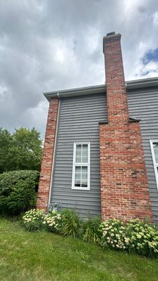 Turtle Shell gutter protection installation in Naperville, IL 60565, photograph 17