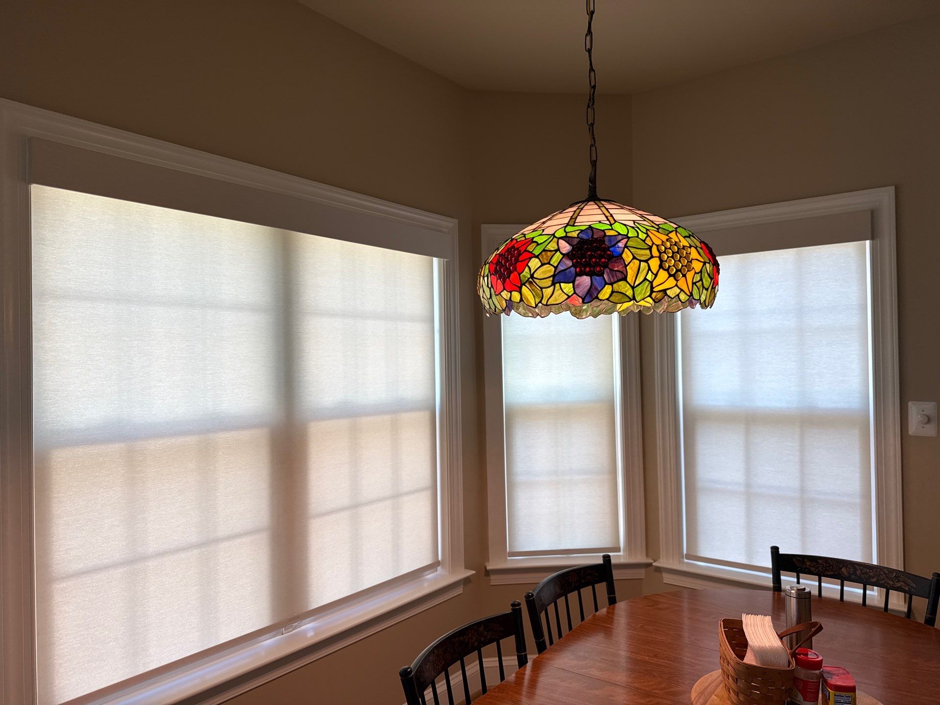 Roller Shade Project in Huntingtown, MD by Southern Maryland Custom Blinds