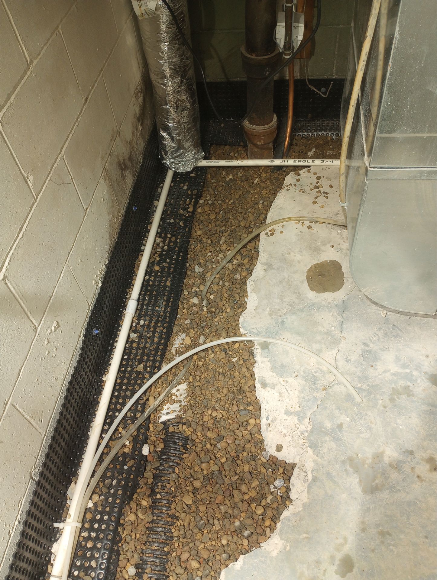 Apple Valley Drain Tile by Waterproofing Northeast