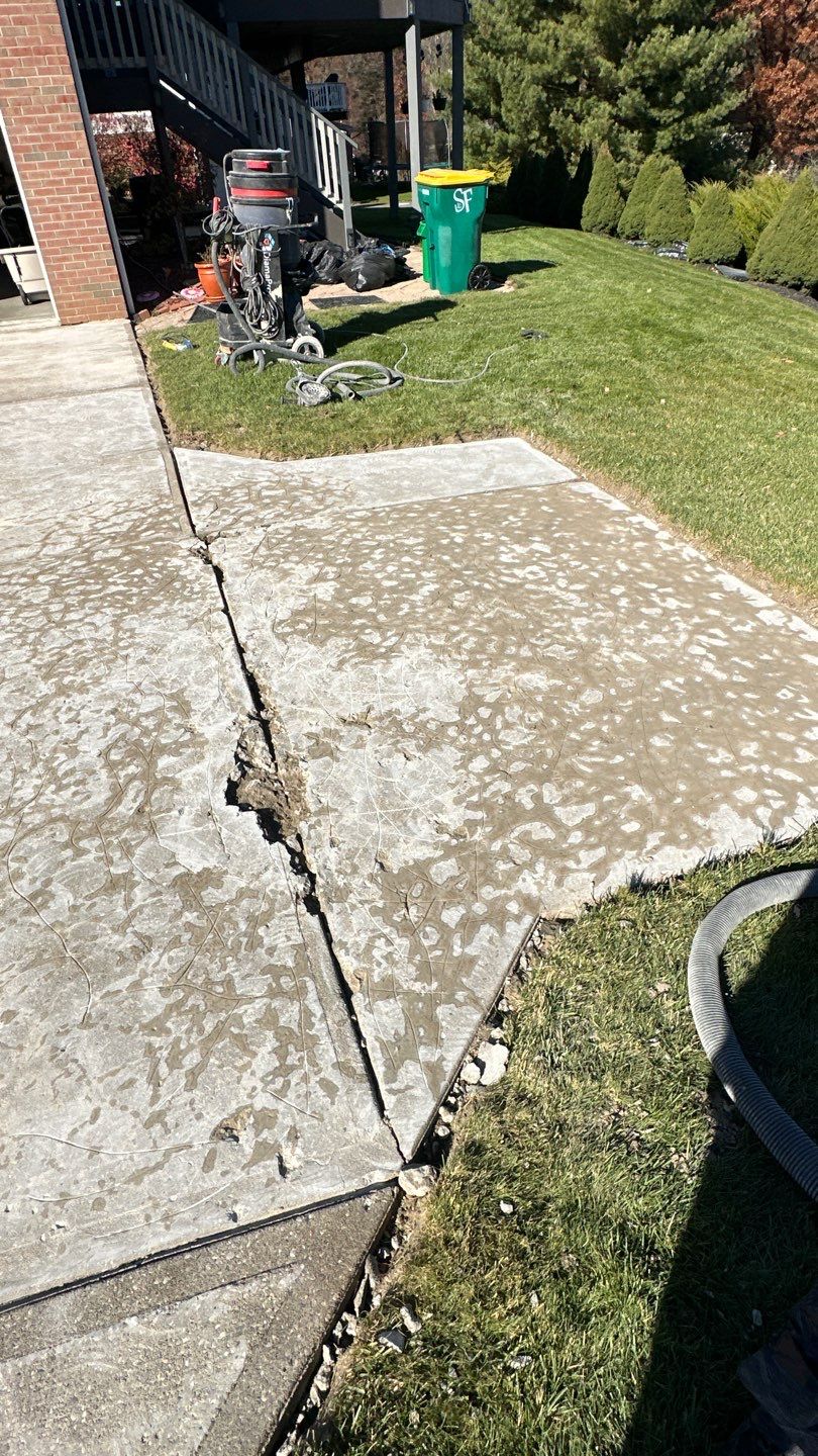 Twilight Driveway Project in Bridgeville by Floors in a Day, Inc