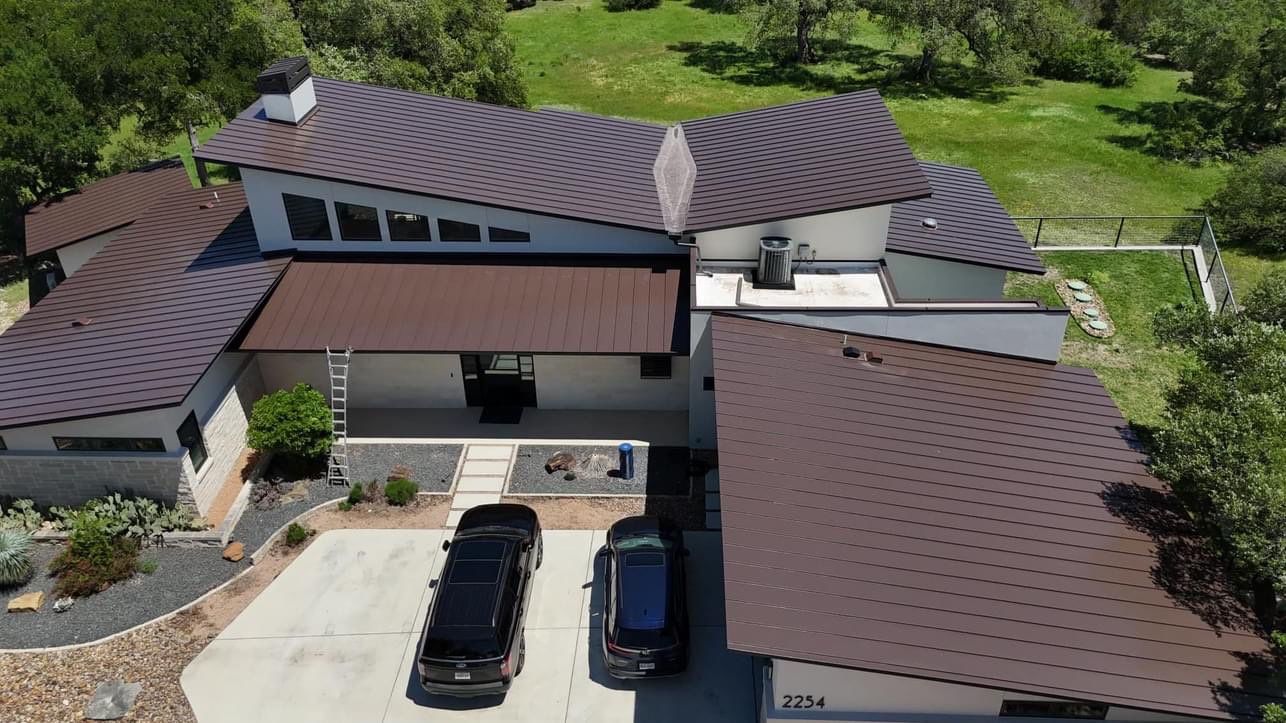 Standing Seam Custom Bent Roof by Lightning Exteriors