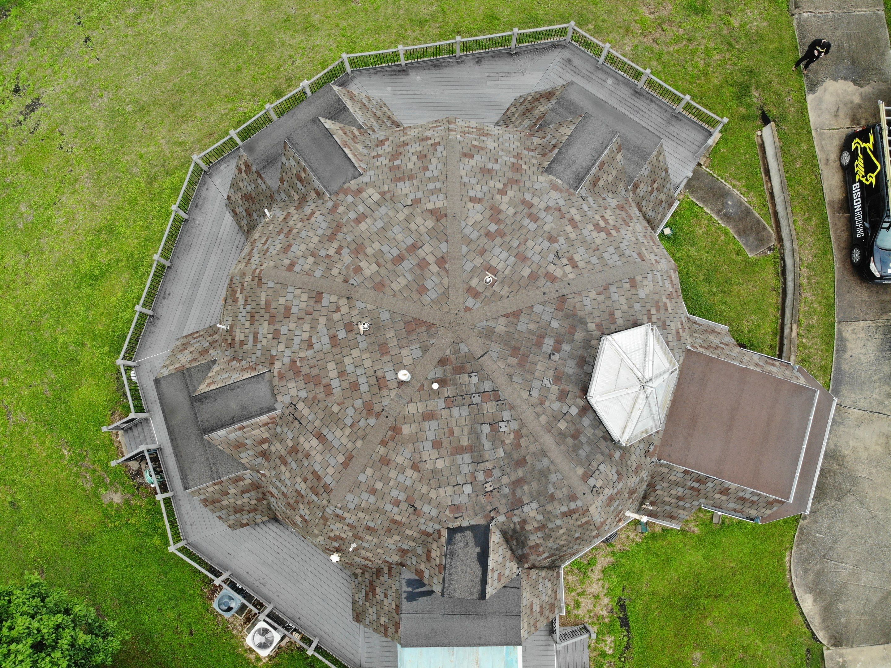 Project in Converse by Bison Roofing  