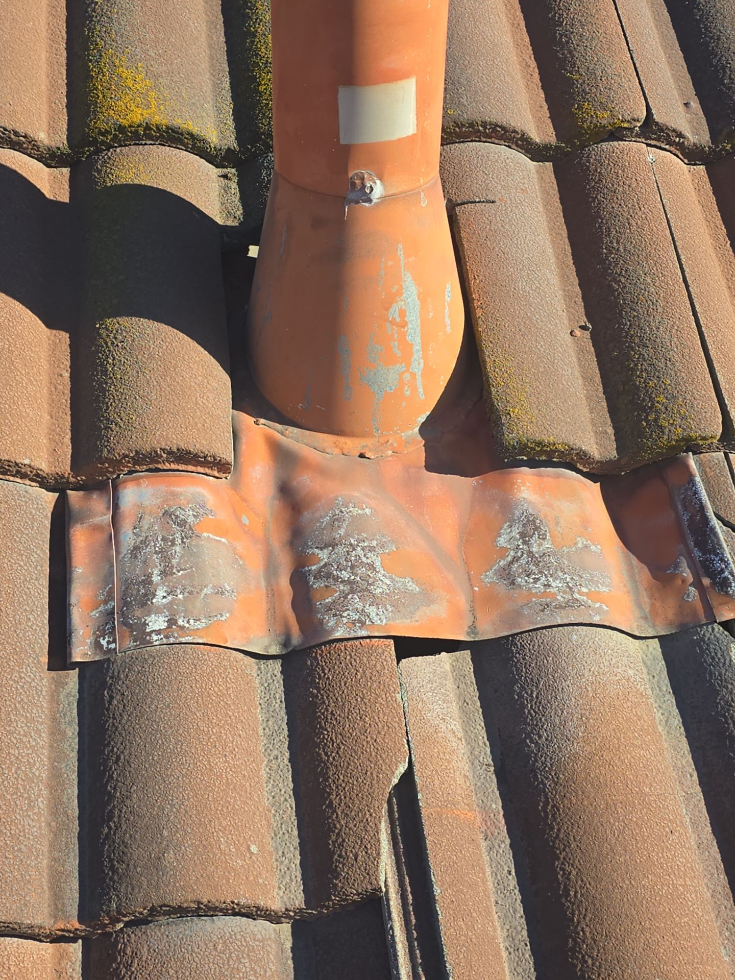 Tile Roof repair by Grandmark Service Company