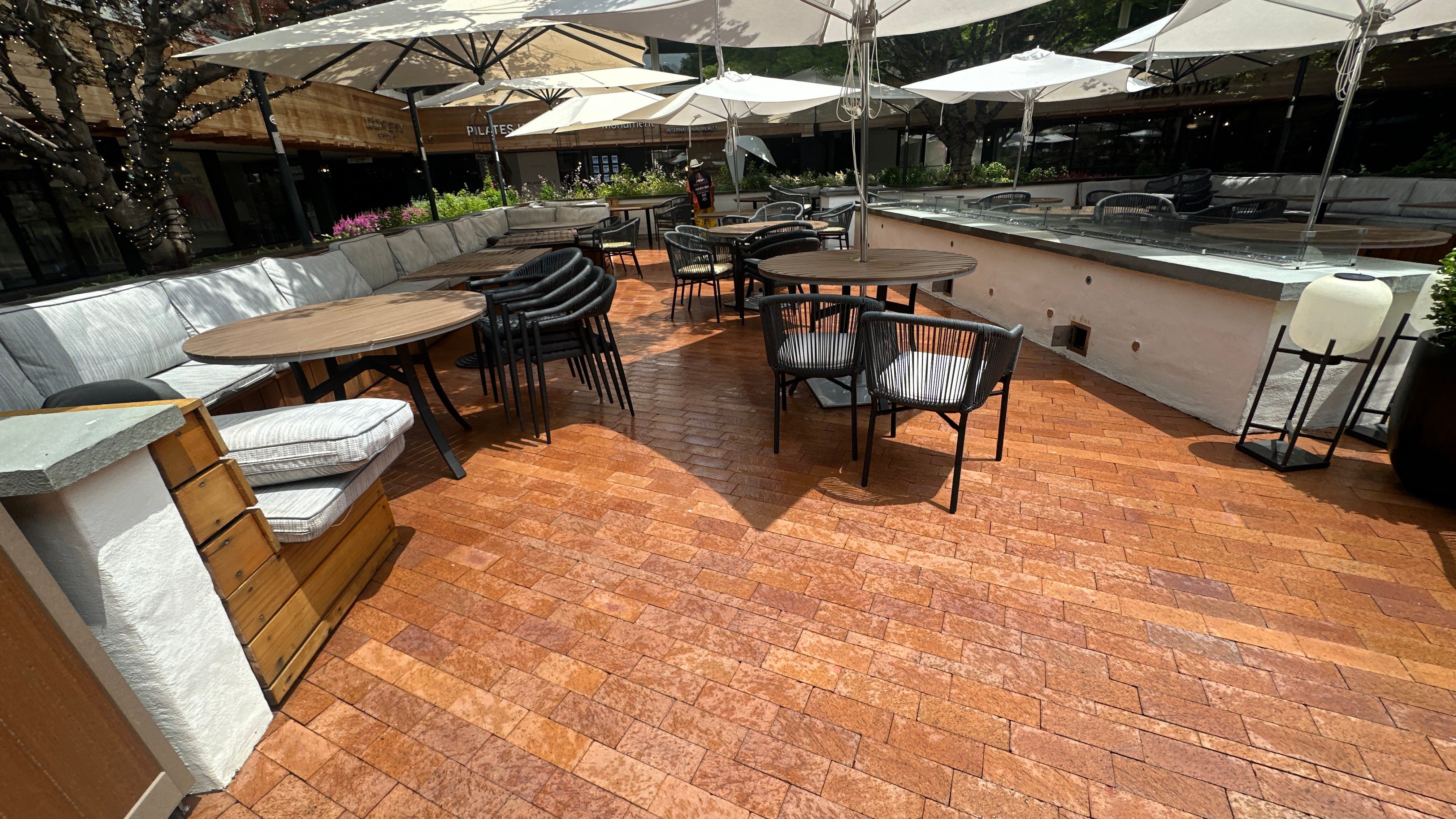 Commercial Brick Courtyard and Patio Pressure Washing in Baltimore by Baltimore Pressure Washers Inc.