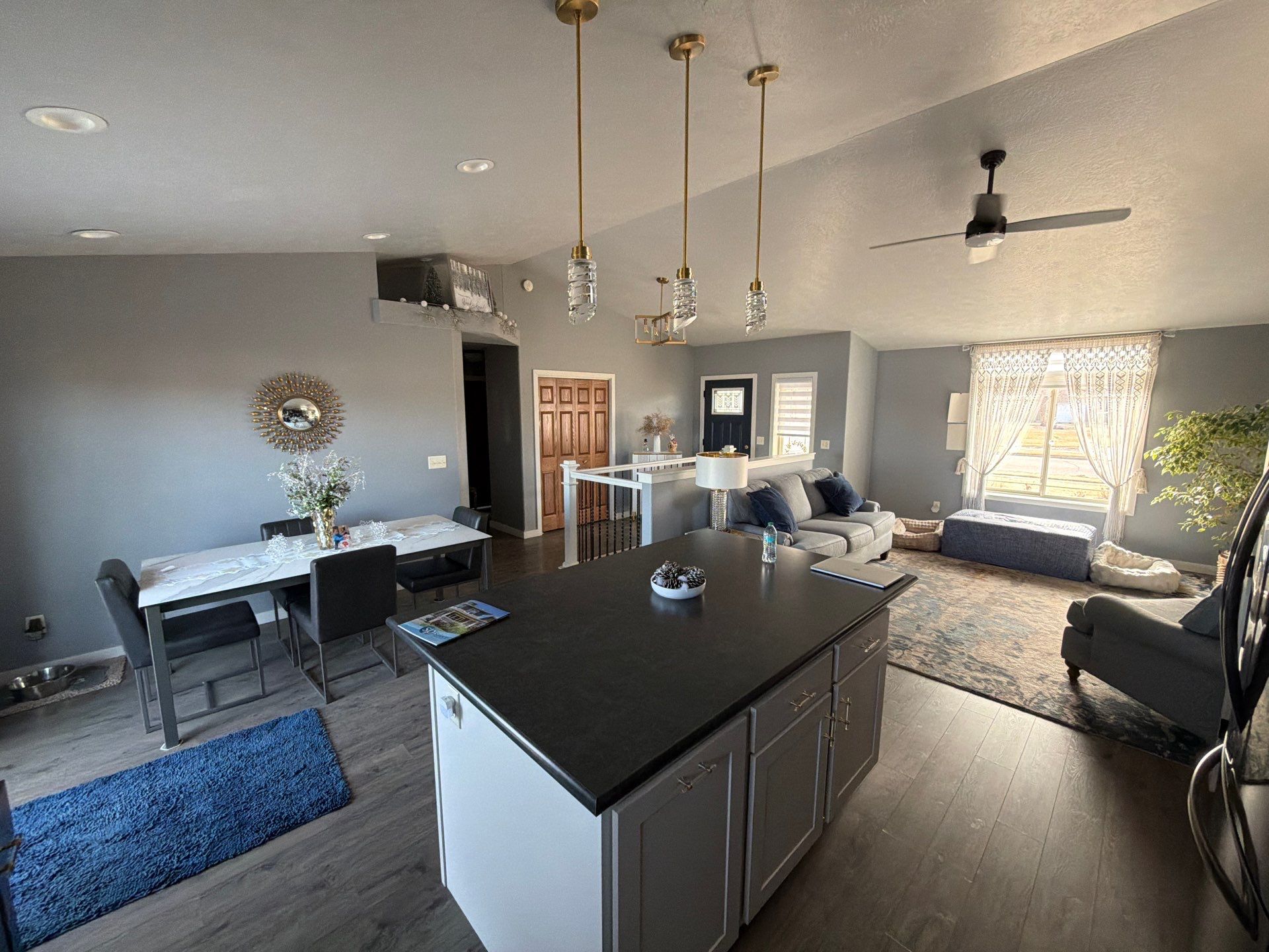 Harrisburg Interior Painting and Two-Tone Kitchen Cabinet Refinishing by Select Painting, Coatings & Garage Cabinets