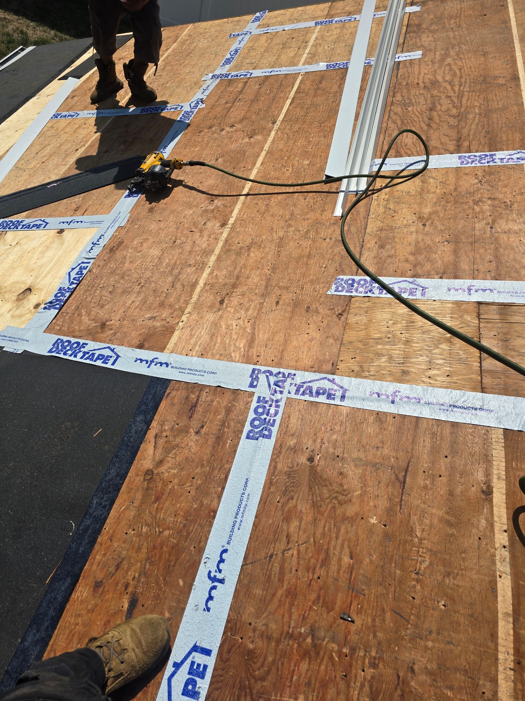 Residential Roofing Installation using Owens Corning TruDefinition Duration Sierra Gray by A Plus Exterior