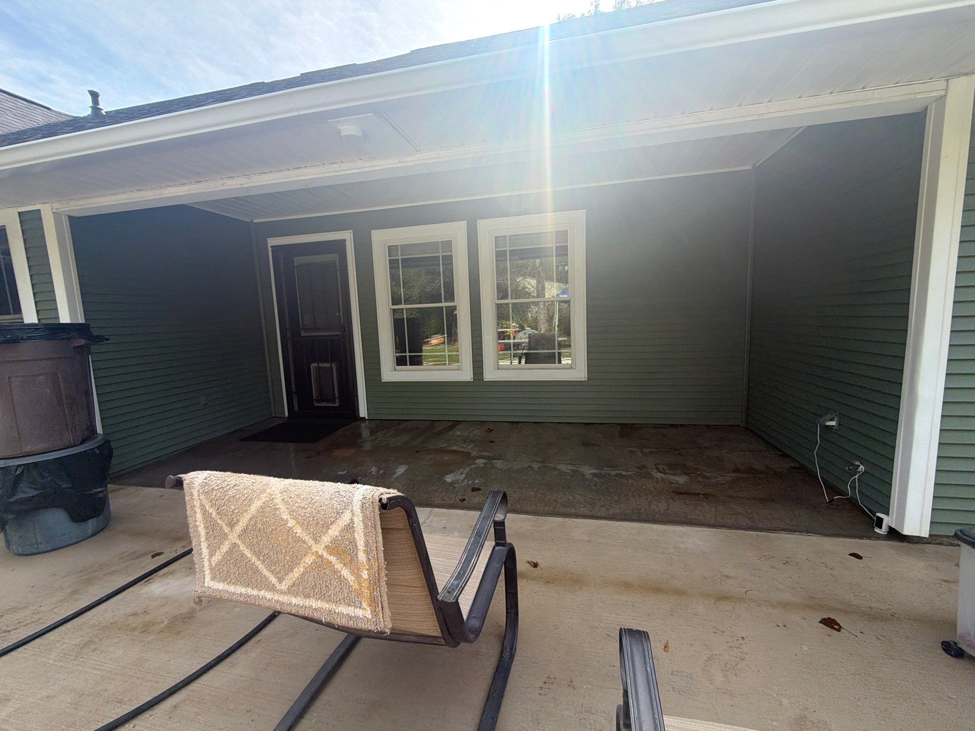 From Aged Yellow to Fresh Green in Frankston, Texas by Quality Coats Painting
