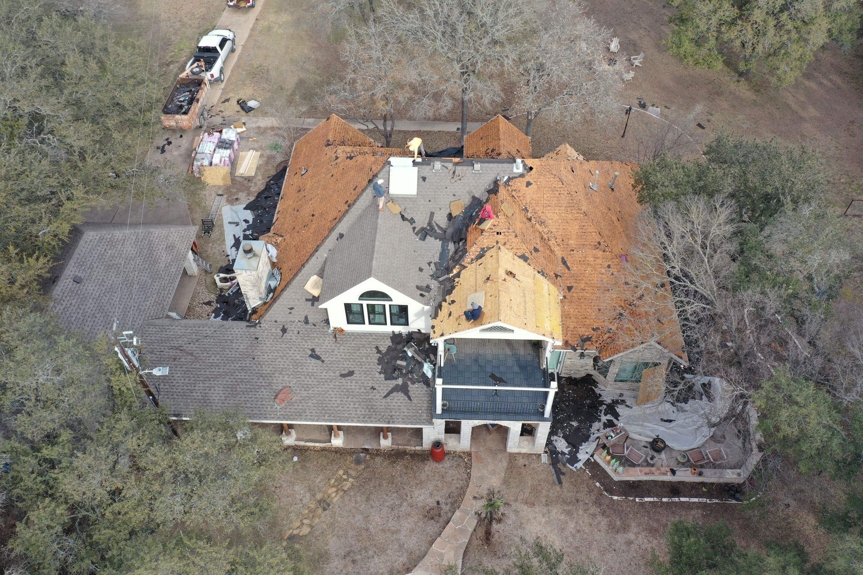 Residential Roof Replacement using Owens Corning Duration by Action Exteriors Austin