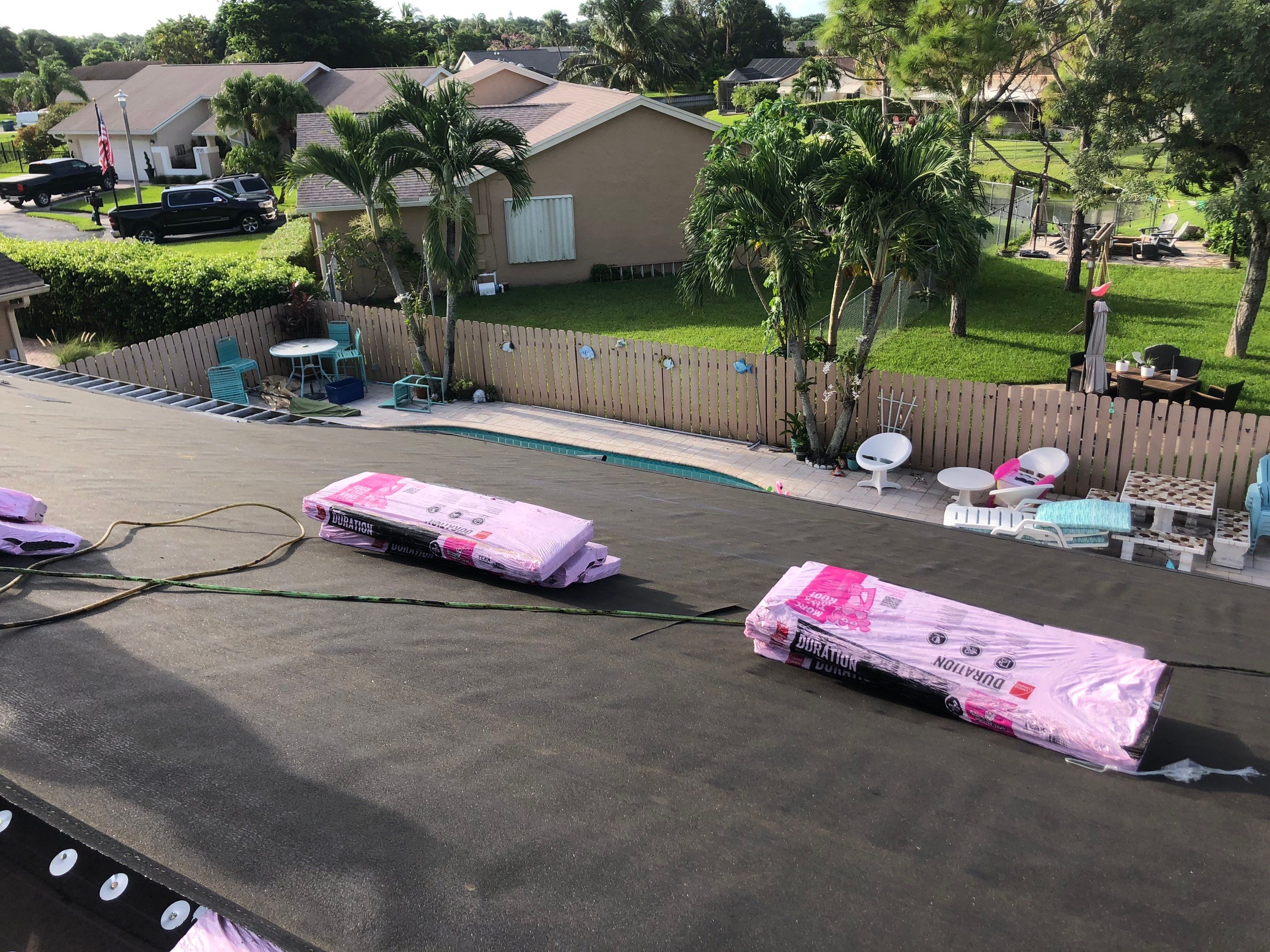 Residential Roofing Installation using Owens Corning Duration Shingle by First Due Roofing
