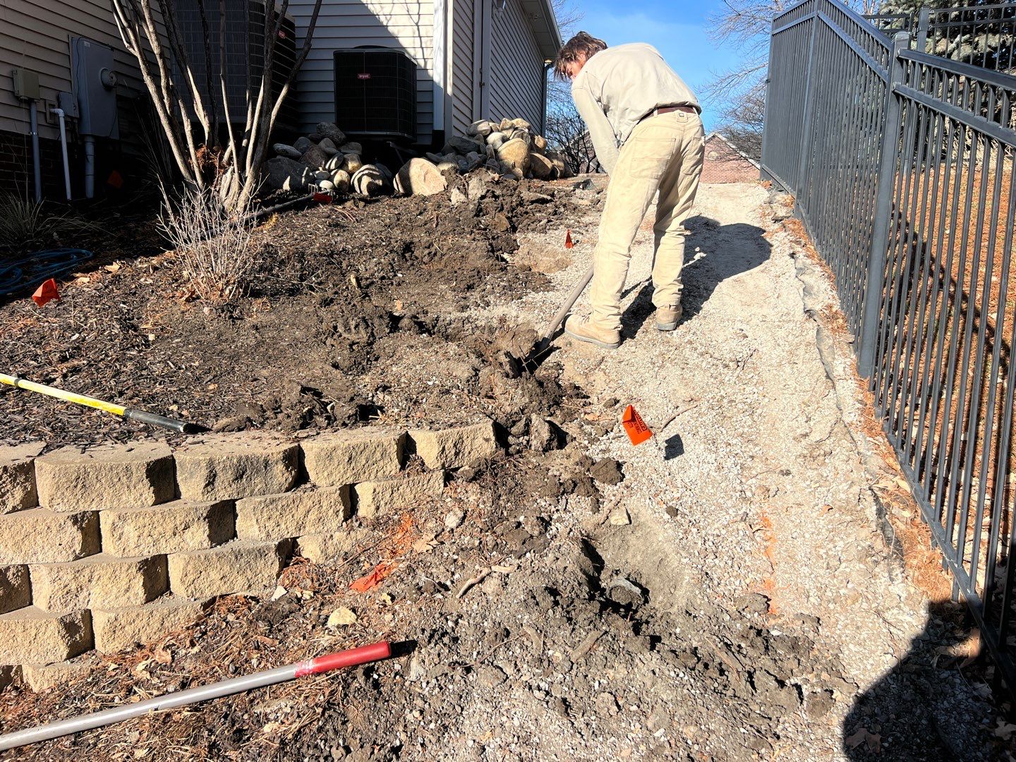 Updated Stone Stepper Path by New Horizon Landscapes