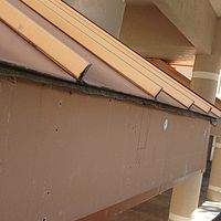 24ga 1.5" Mechanical Seam Copper Metallic  by Total Roofing System The Metal Roof Experts