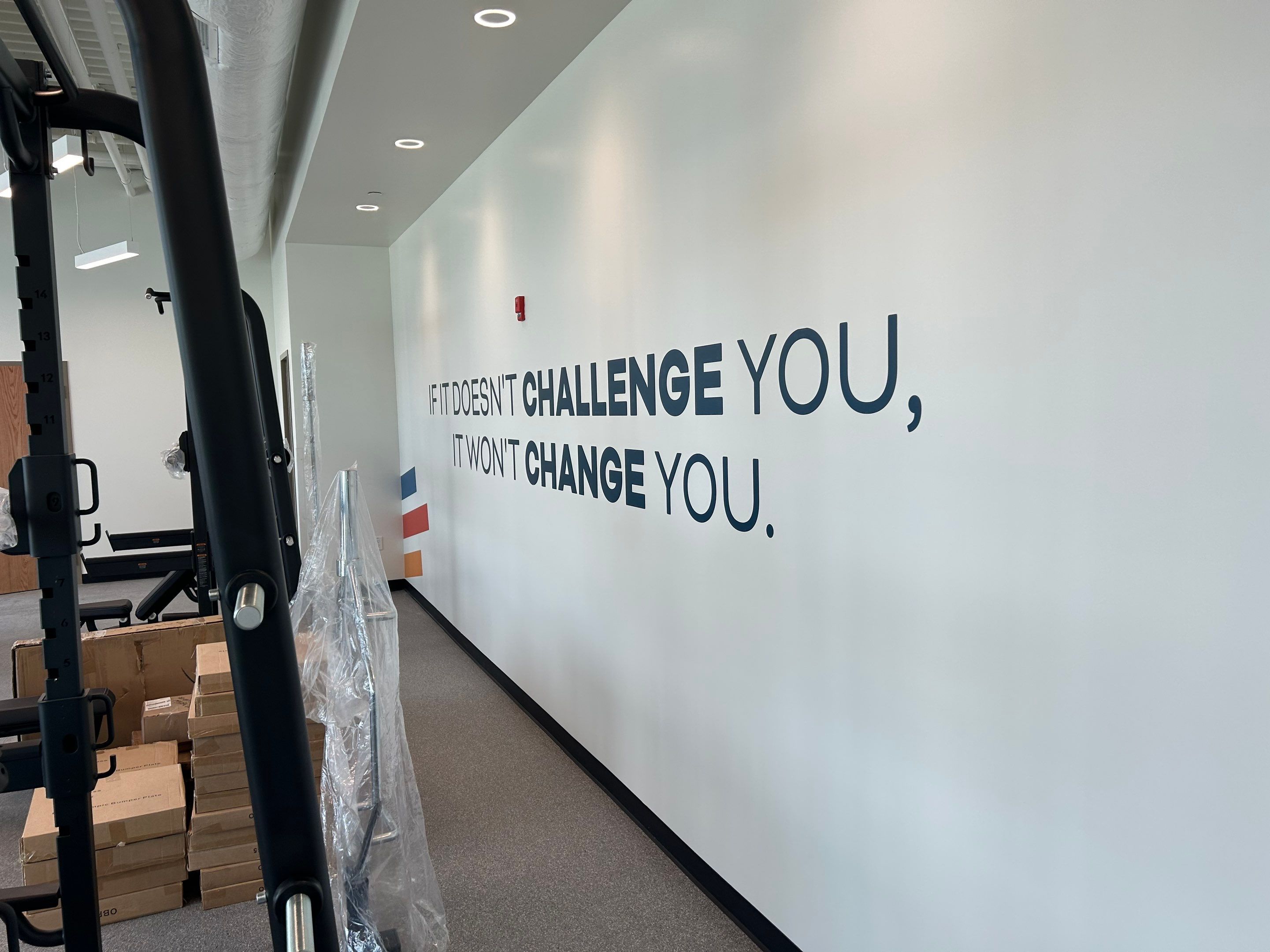 Community Center Facility Upgrades and Custom Monument Sign Installation by Hayes Design co