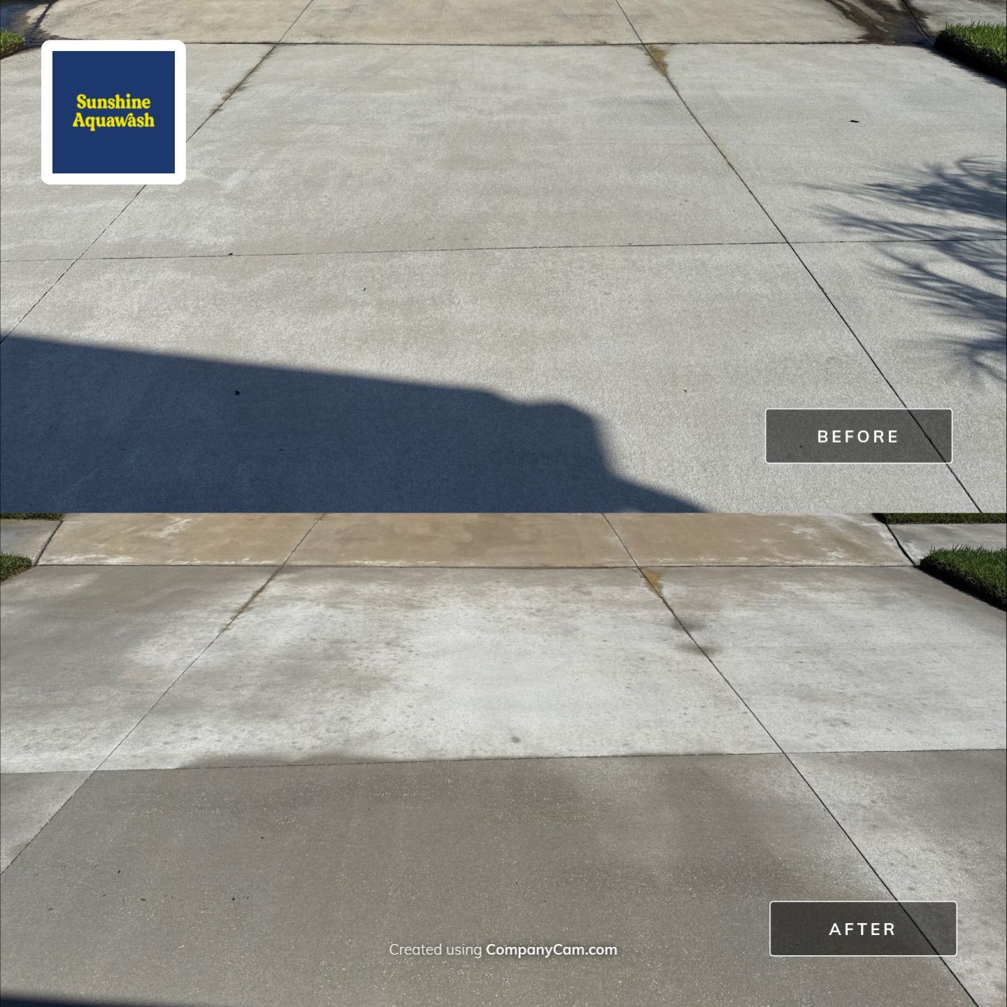 Concrete Driveway & Sidewalk Cleaning — Canoe Creek Community, Parrish, FL by Sunshine AquaWash