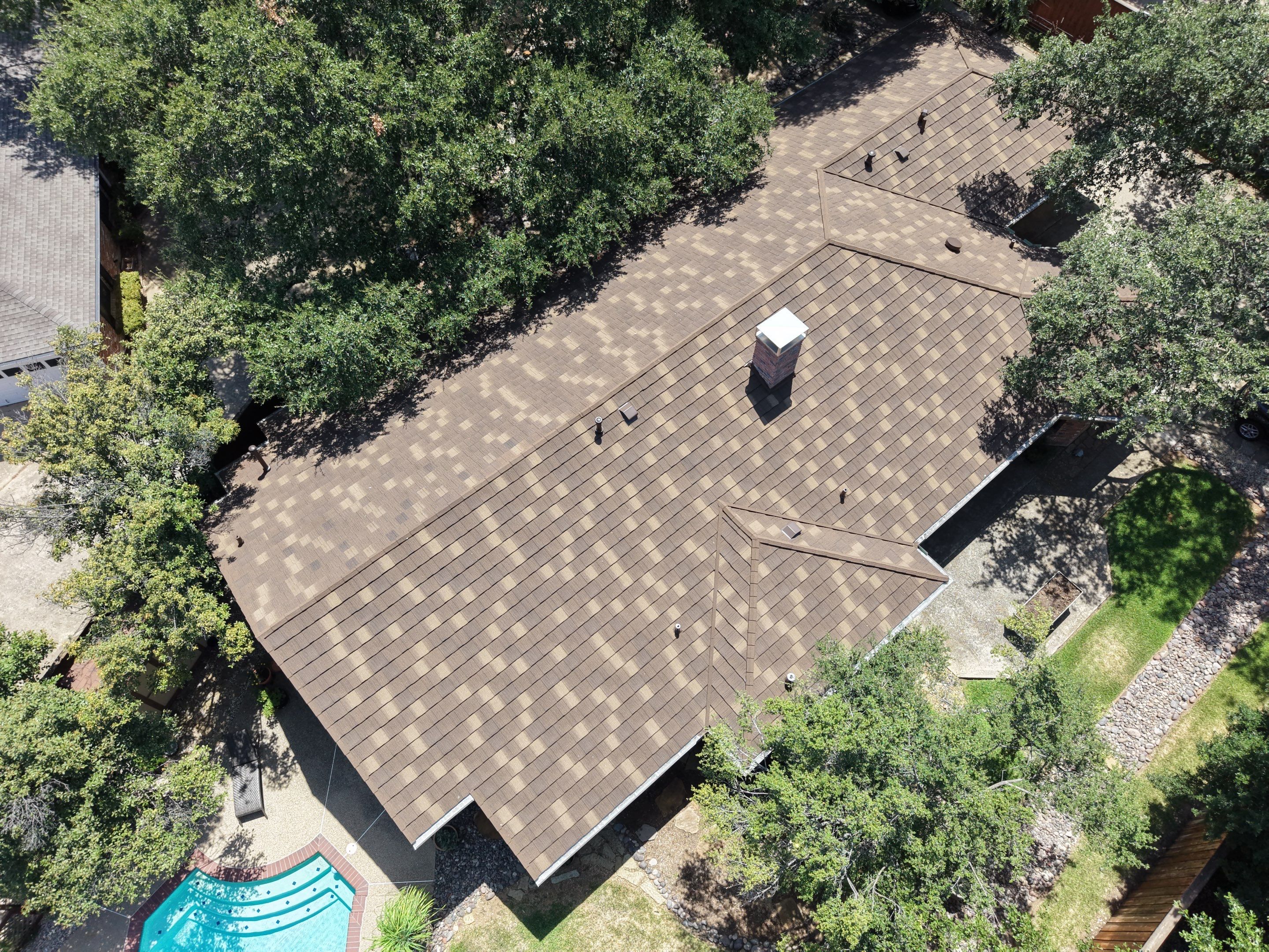 Decra Shake XD Install and Full General Contracting project in one of Arlington's beautiful communities by First United Roofing & Construction