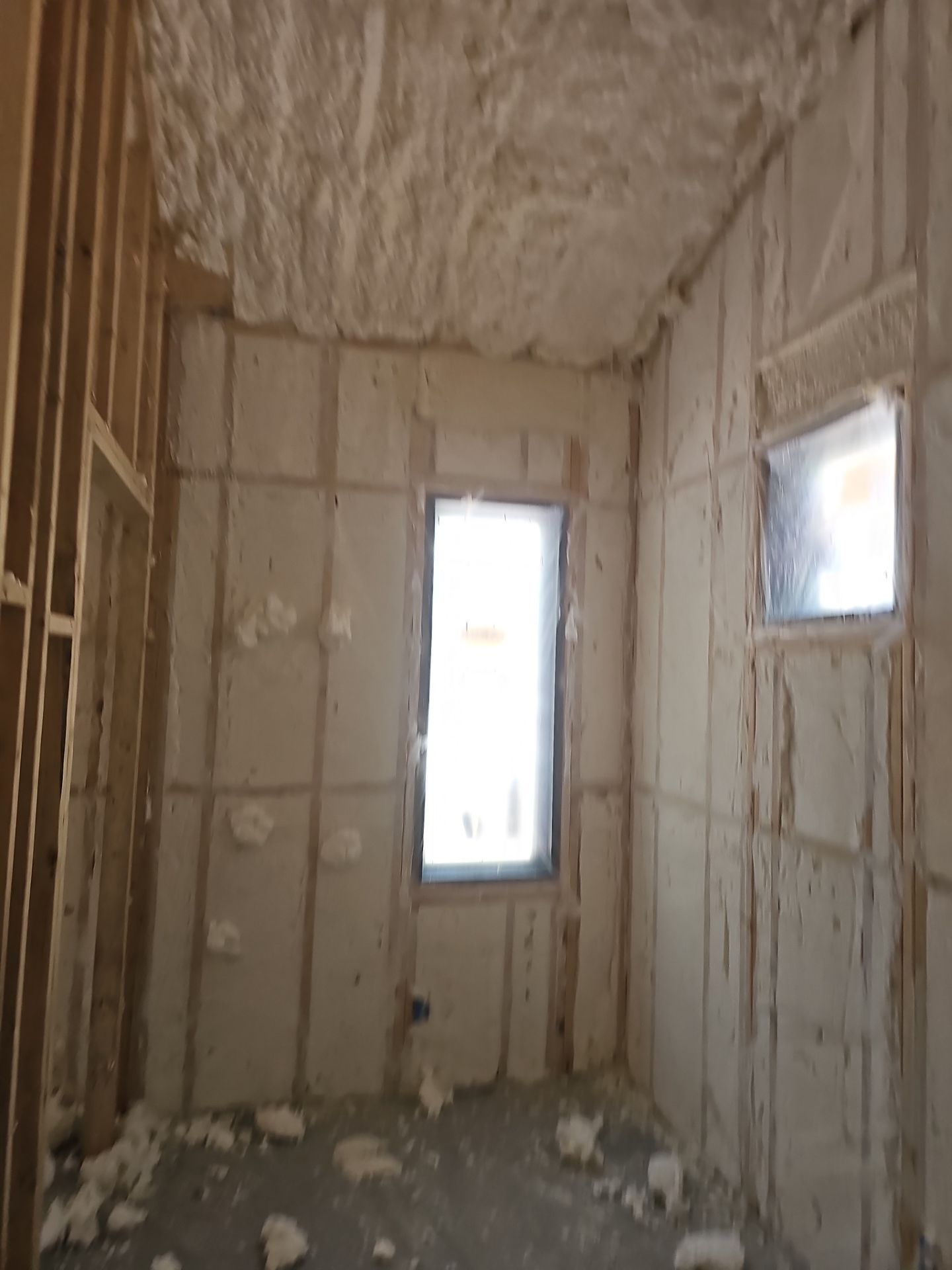 Spray Foam Insulation using open cell spray foam by NYS Foam & Energy