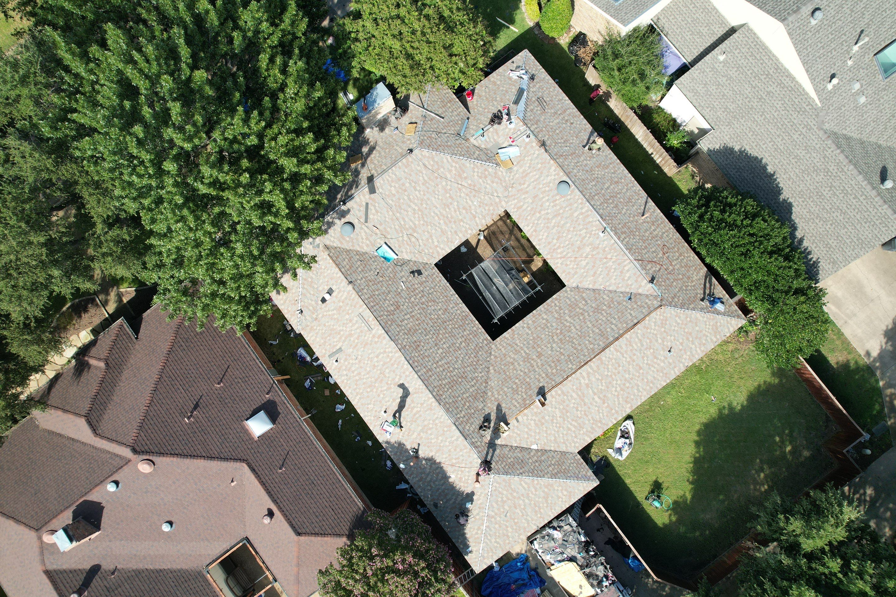 Project in Dallas by Zeus Exteriors