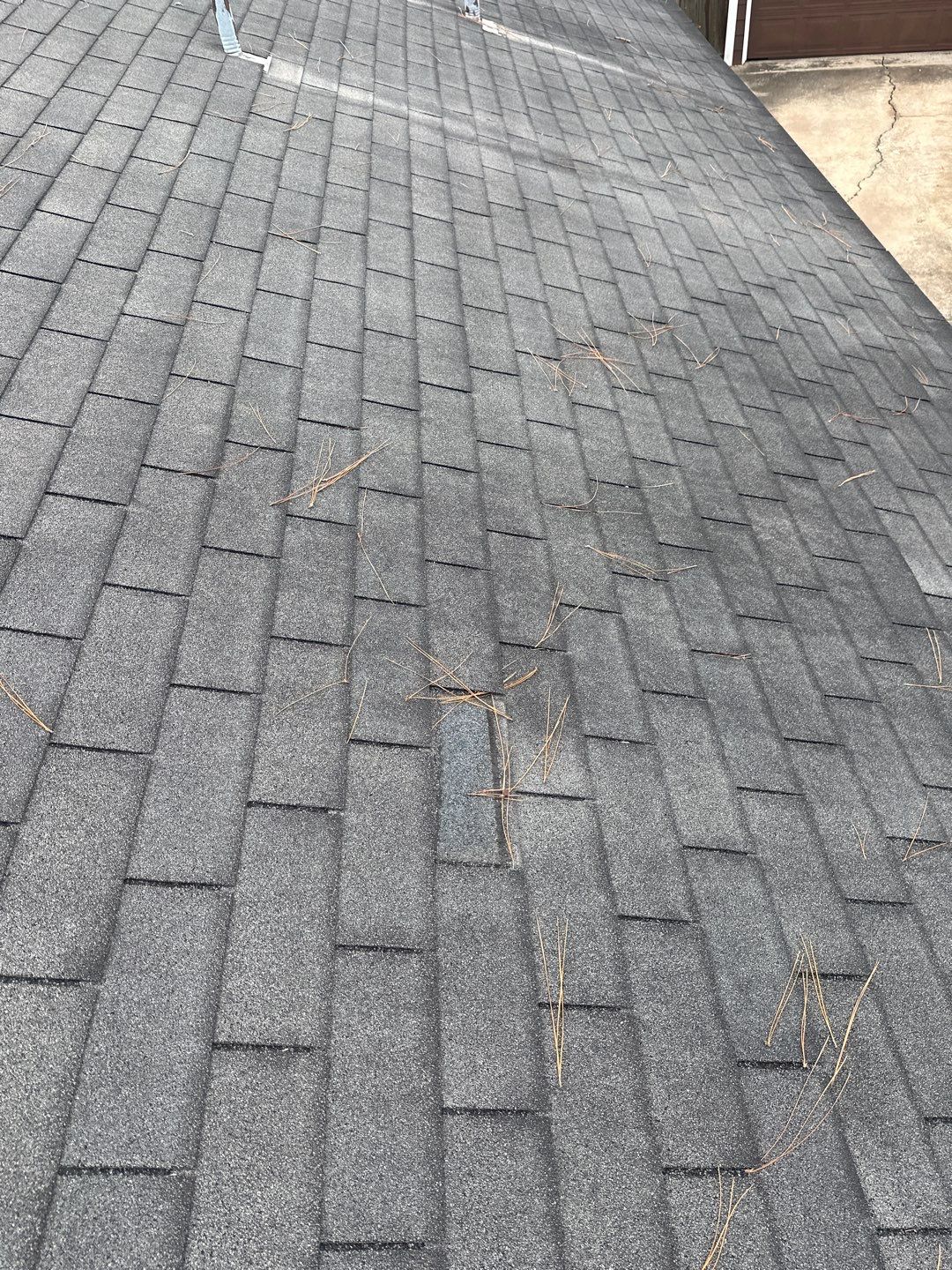 Hail Damage using Owen's Corning Duration (Lifetime) Shingles by Roof Repair Company