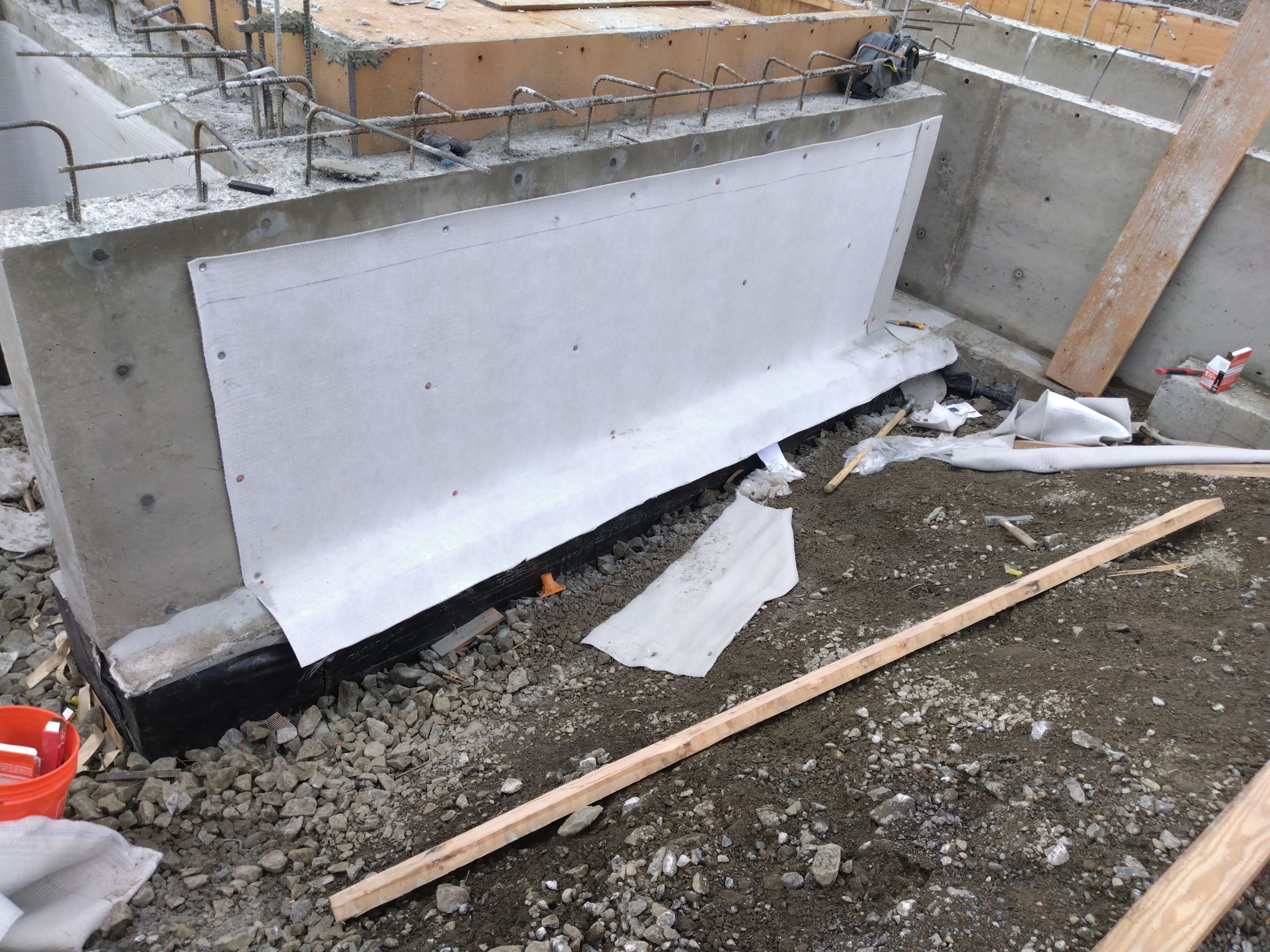 Bentonite Waterproofing using CCW Miraclay by BEST Roofing & Waterproofing