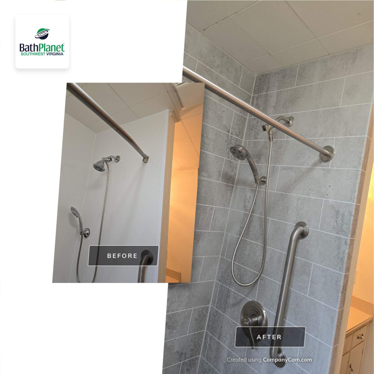 Tub to Shower by BathPlanet SW Virginia